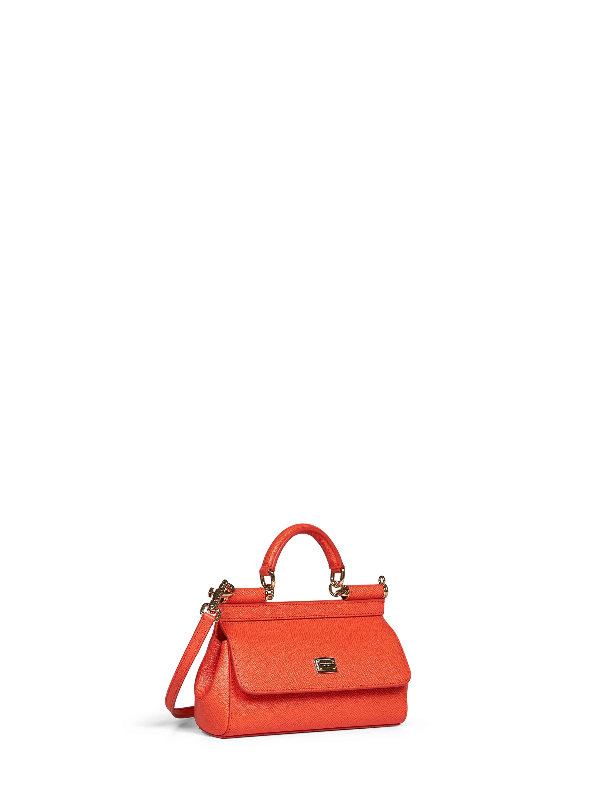 Dolce & Gabbana Women Orange Mini Sicily Handbag DOLCE & GABBANA