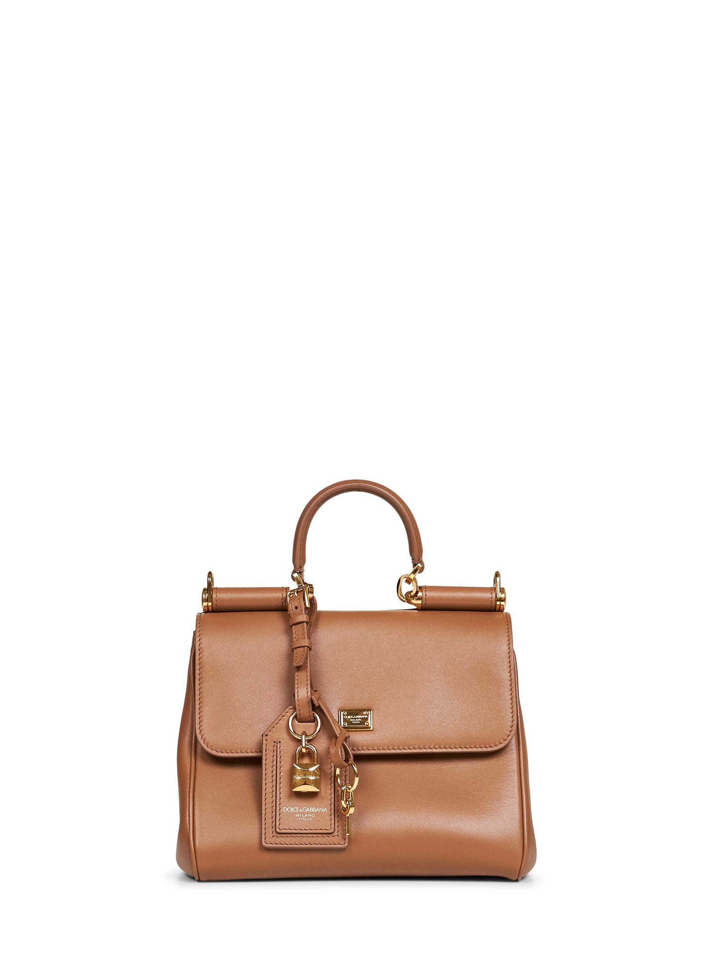 Dolce & Gabbana Women Caramel My Sicily Small Handbag DOLCE & GABBANA