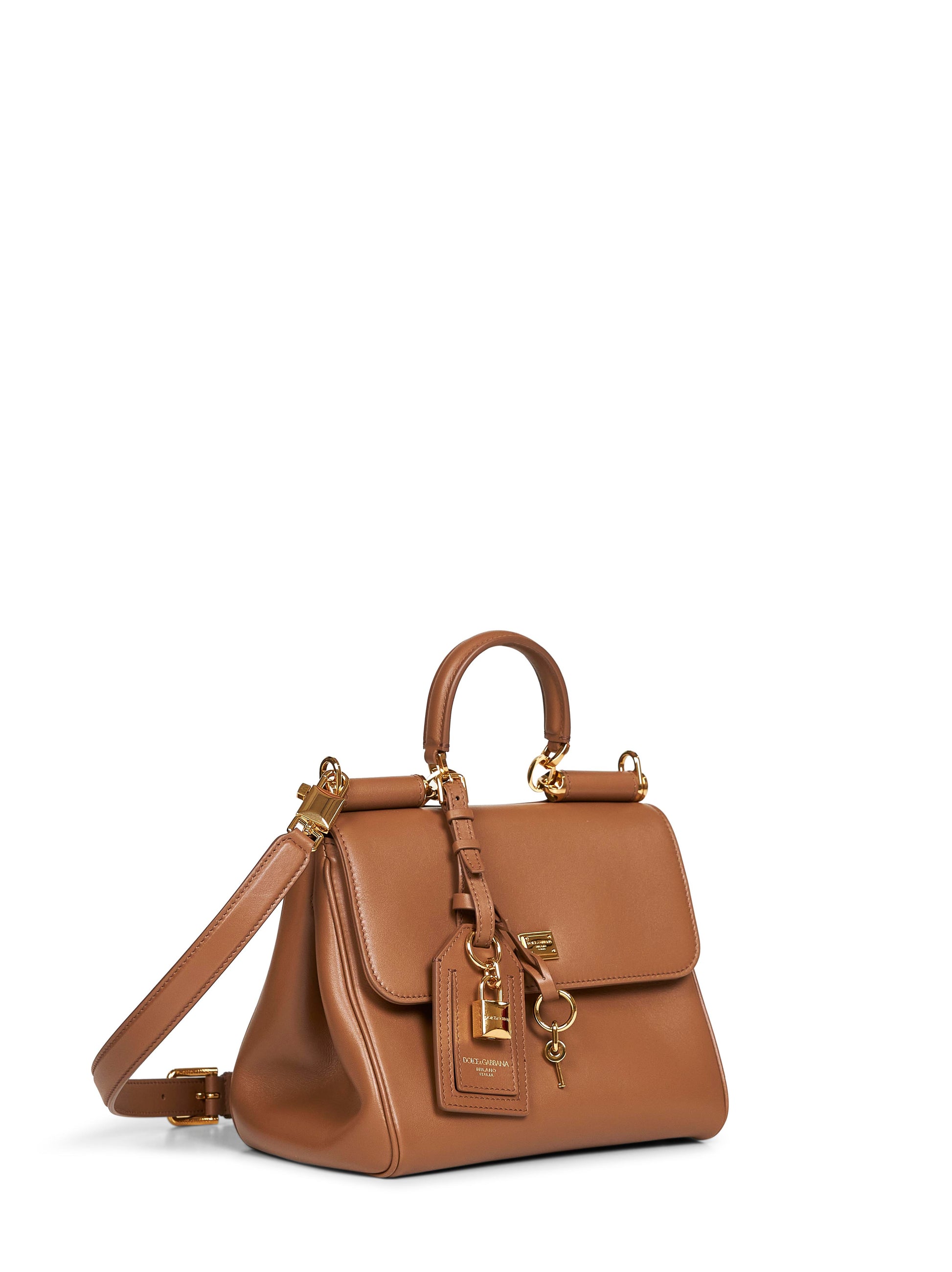 Dolce & Gabbana Women Caramel My Sicily Small Handbag DOLCE & GABBANA