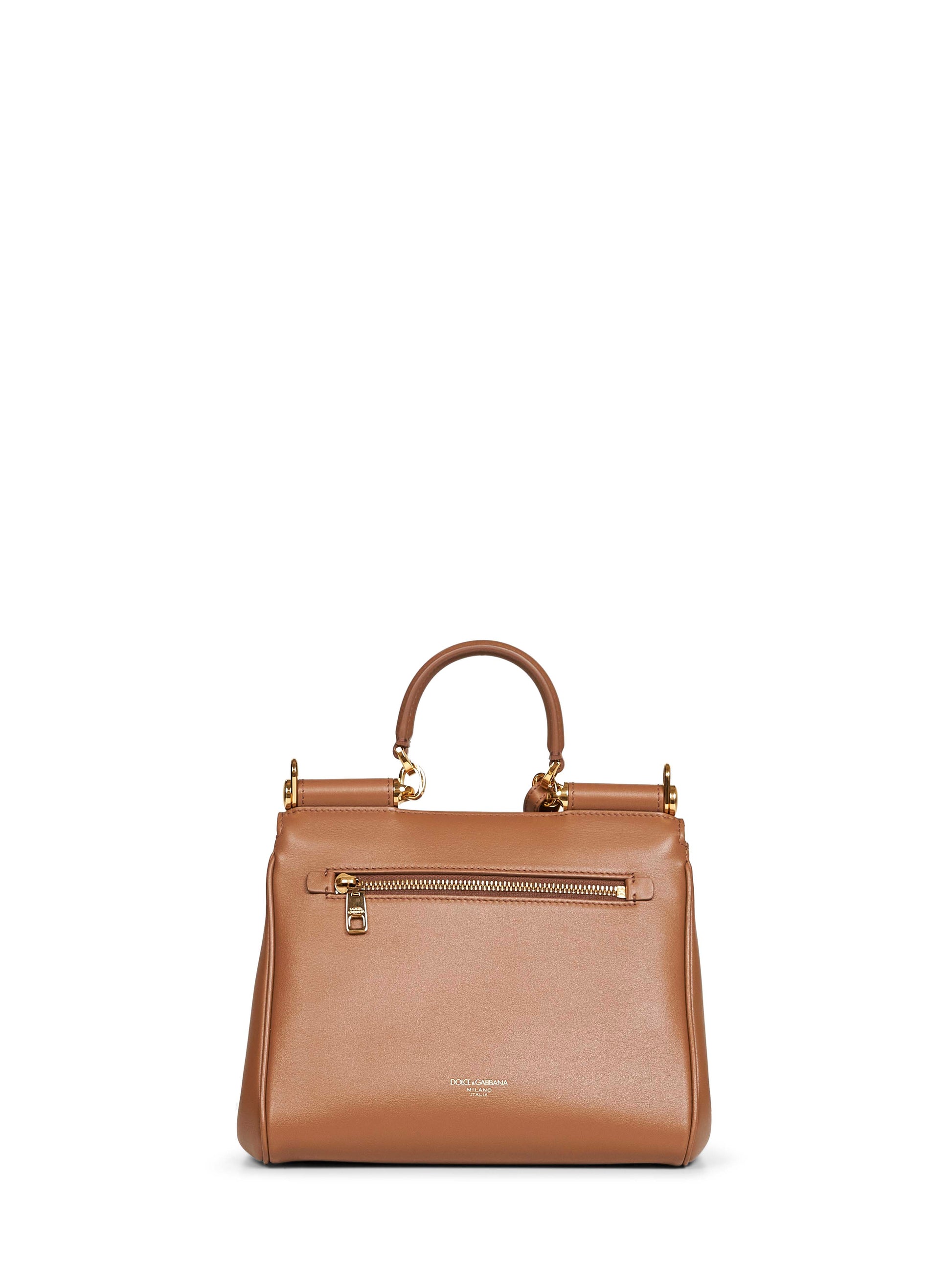 Dolce & Gabbana Women Caramel My Sicily Small Handbag DOLCE & GABBANA