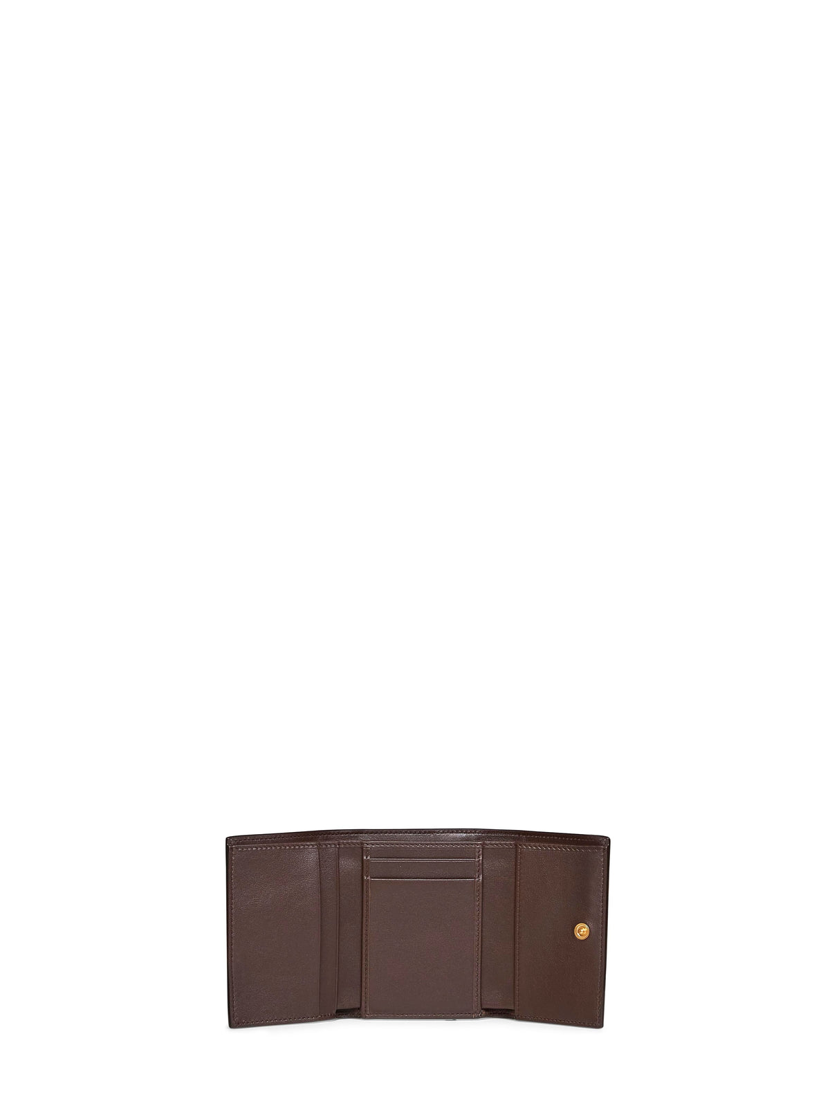 Dolce & Gabbana Women Dark Brown Plongé Calfskin Leather Wallet DOLCE & GABBANA