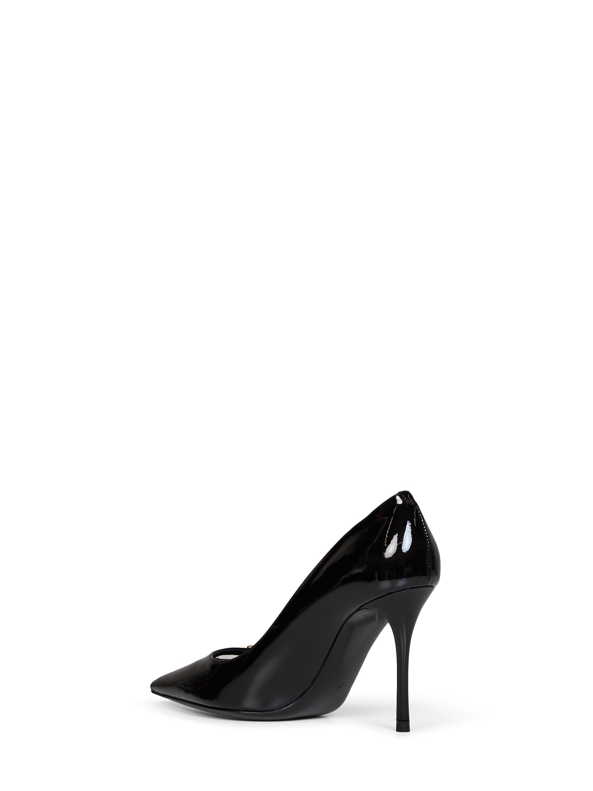 Dolce & Gabbana Women Black Patent Leather Pumps With Dg Logo DOLCE & GABBANA