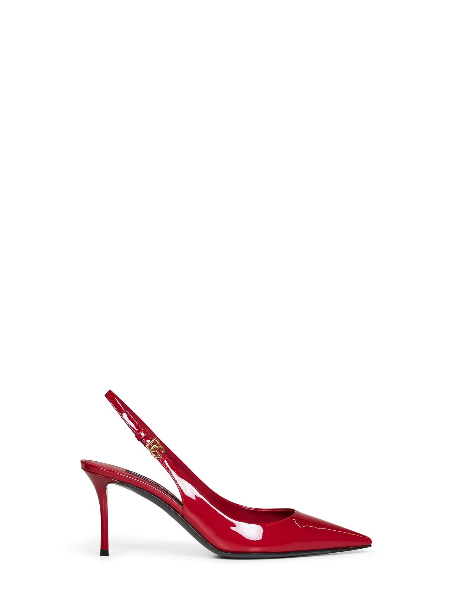 Dolce & Gabbana Women Red Patent Leather Slingback Pumps DOLCE & GABBANA
