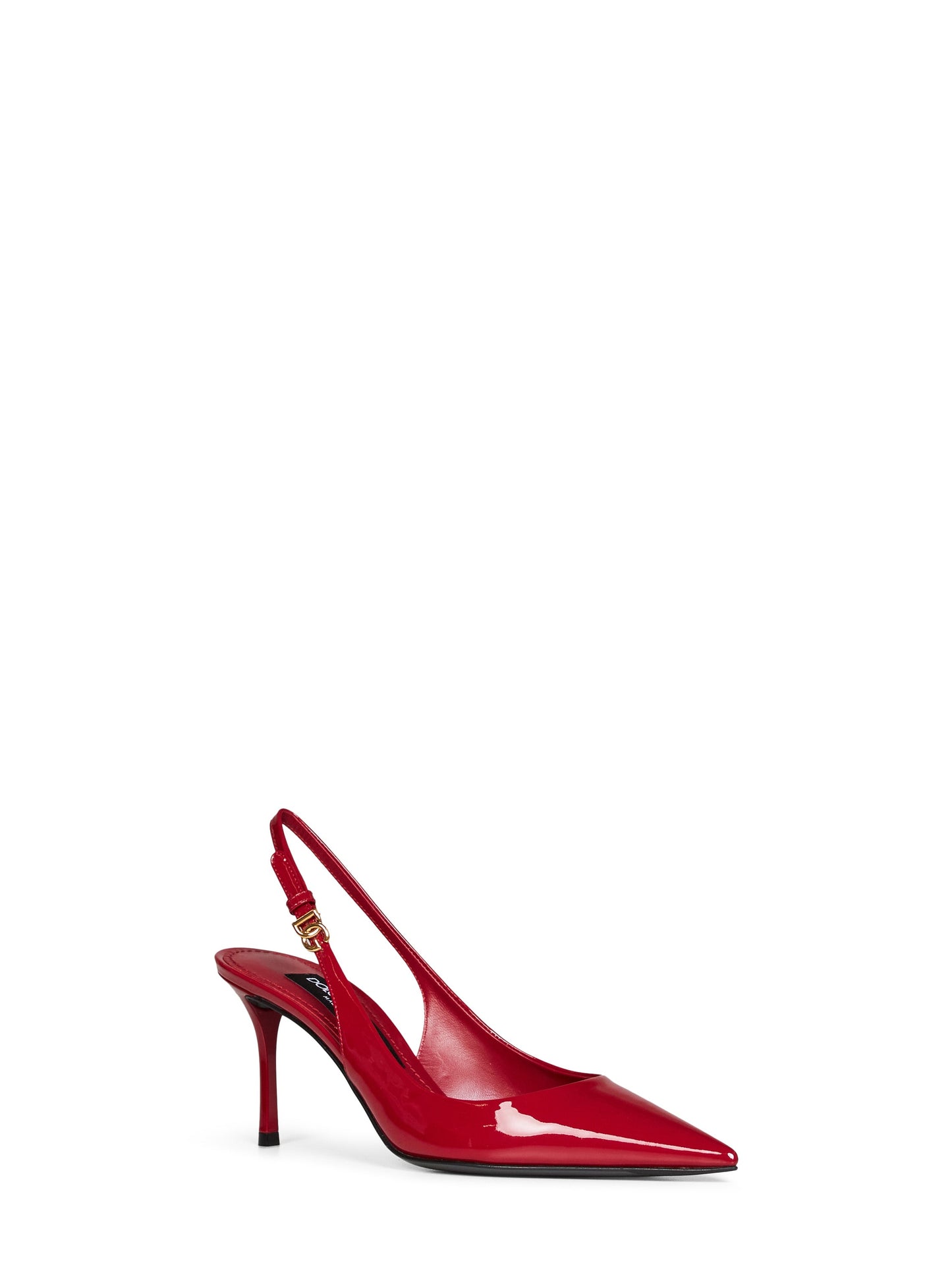 Dolce & Gabbana Women Red Patent Leather Slingback Pumps DOLCE & GABBANA