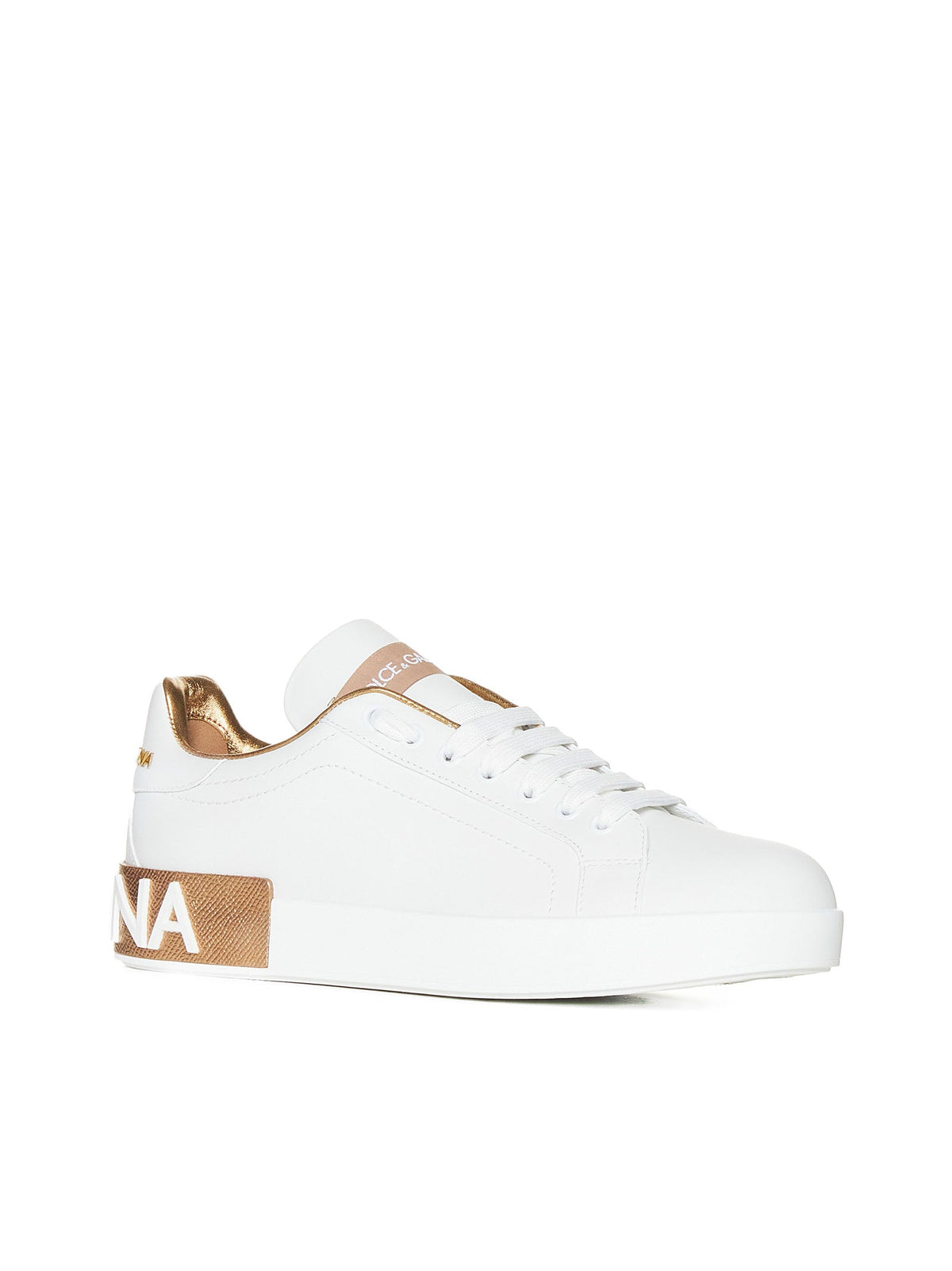 Dolce & Gabbana Women Portofino Sneaker In Calfskin DOLCE & GABBANA