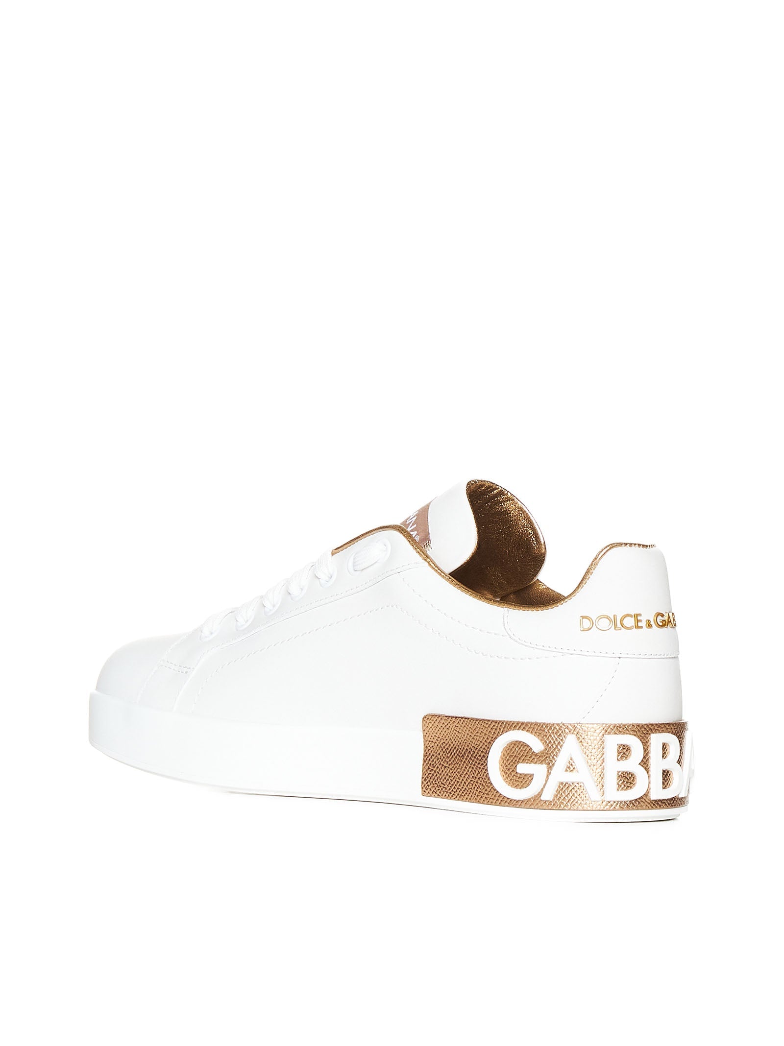 Dolce & Gabbana Women Portofino Sneaker In Calfskin DOLCE & GABBANA