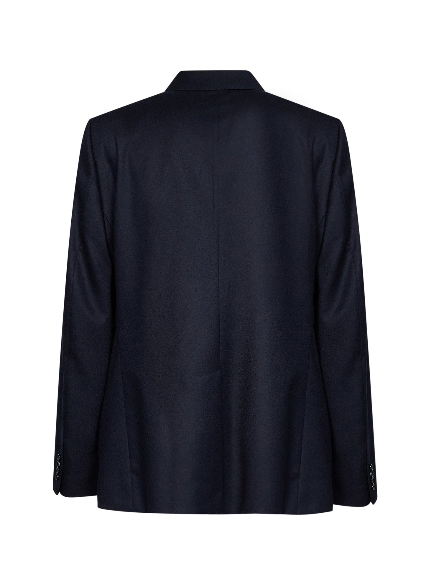Dolce & Gabbana Men Blue Stretch Wool Martini Light Double-Breasted Jacket DOLCE & GABBANA