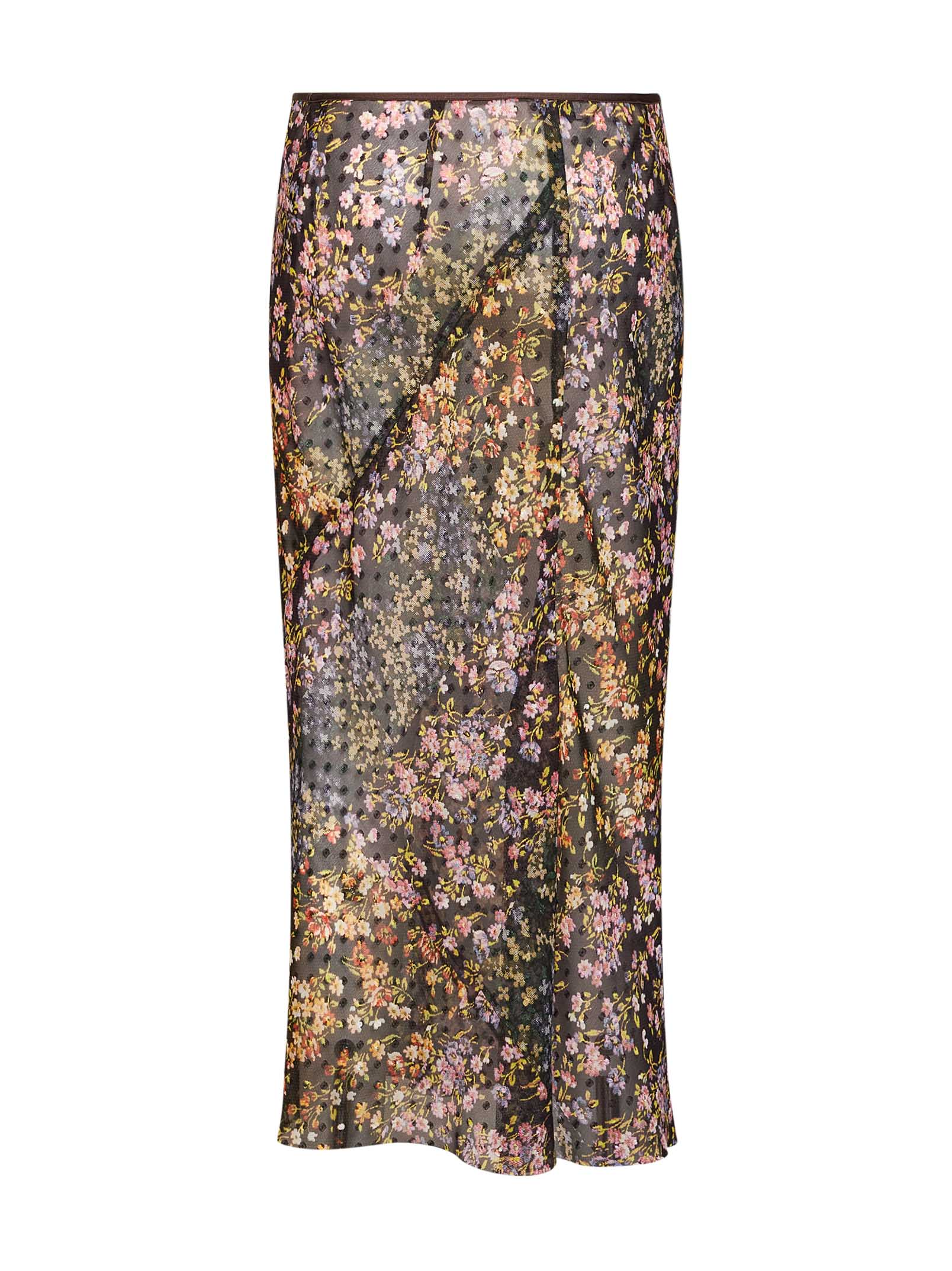 Dries Van Noten Women Auber Floral-Print Jacquard Midi Skirt DRIES VAN NOTEN