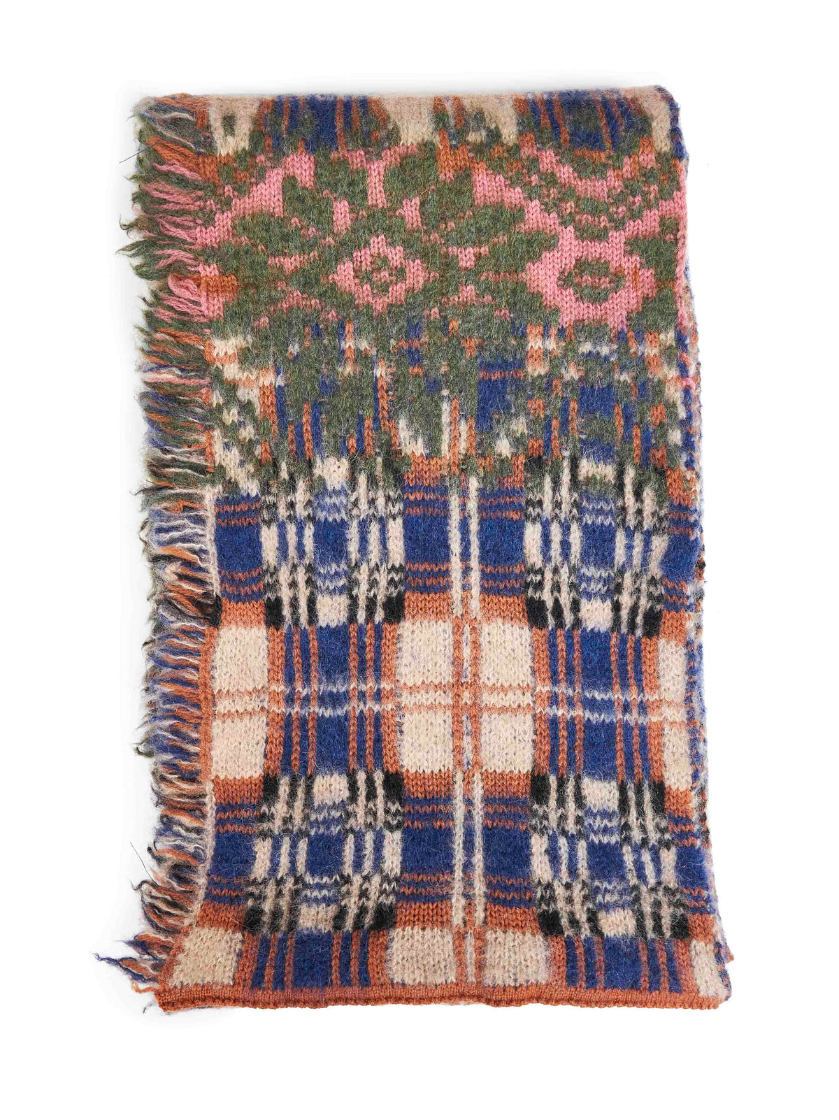 Dries Van Noten Women Multicolor Patchwork Wool And Alpaca Blend Scarf DRIES VAN NOTEN