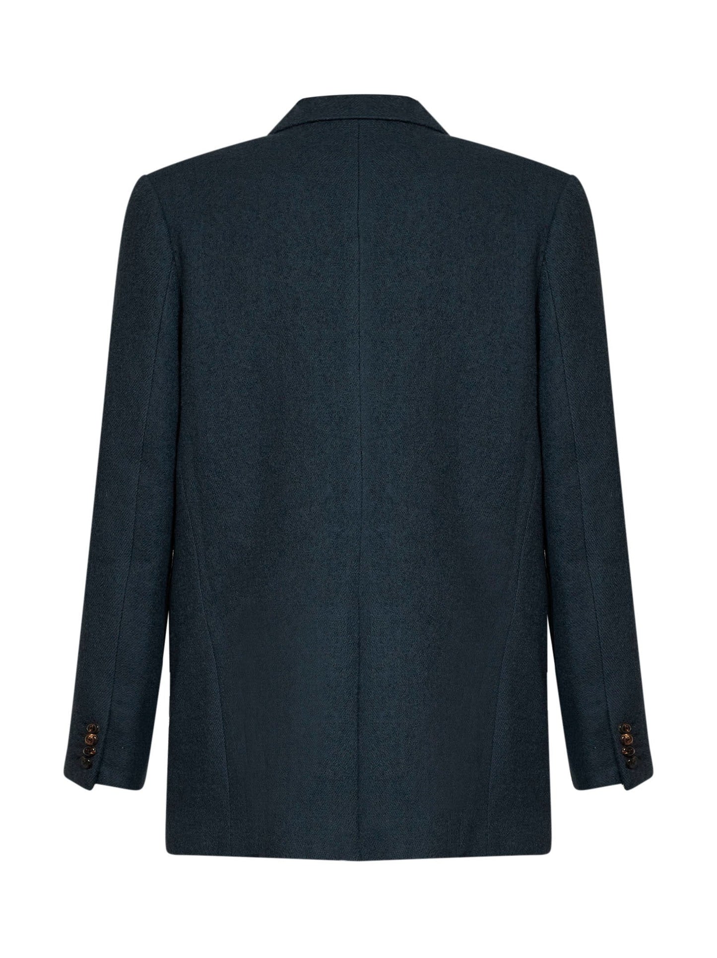 Dries Van Noten Men Bottle Green Wool Cloth Bosier Double-Breasted Jacket DRIES VAN NOTEN