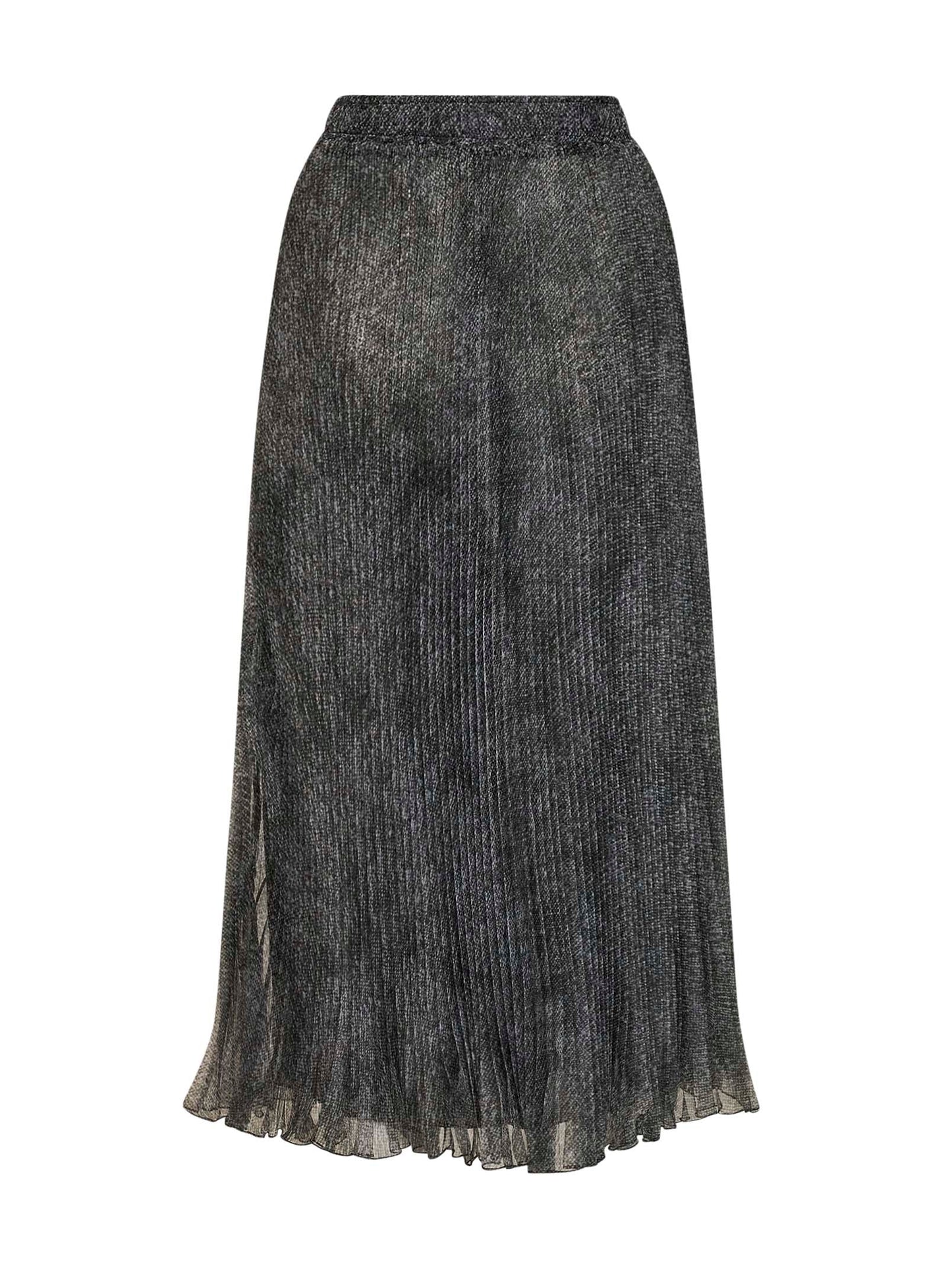 Ermanno Scervino Women Knickerbocker-Print Organza Midi Pleated Skirt ERMANO SCERVINO