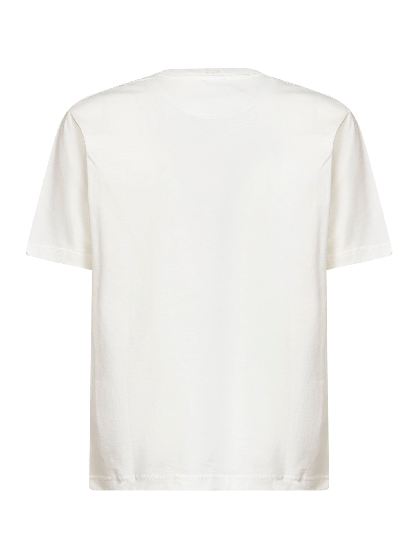 Etro Men Beige Cotton Logo-Embroidered T-Shirt ETRO