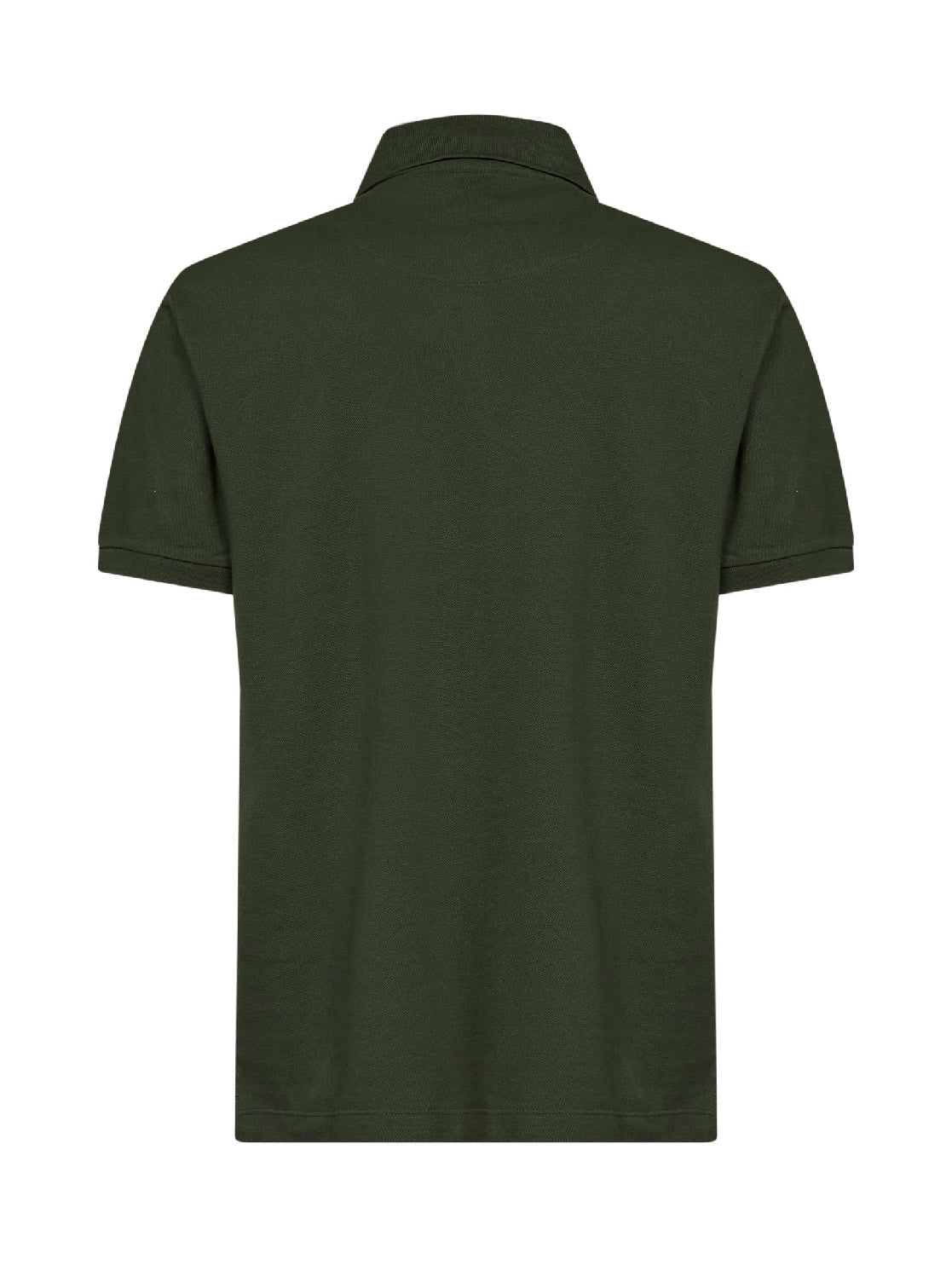 Etro Men Olive Green Cotton Piqué Pegaso-Embroidered Polo Shirt ETRO