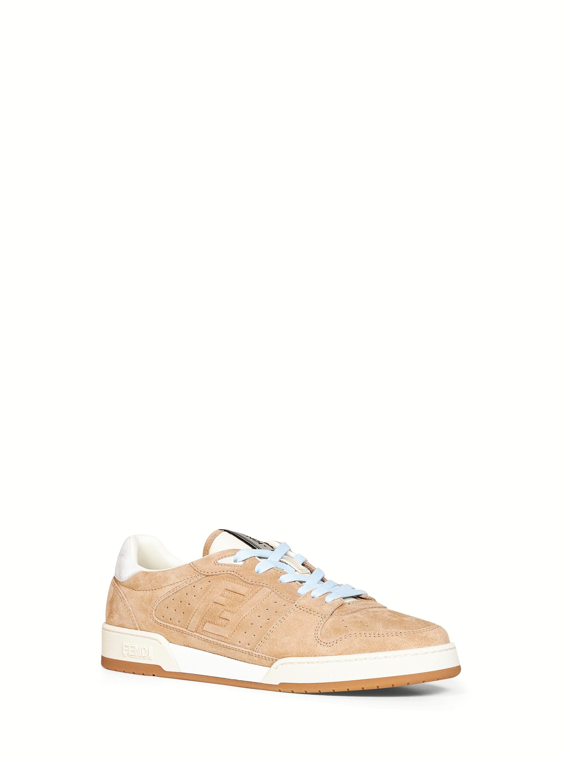 Fendi Men Beige Match Low-Top Sneakers FENDI
