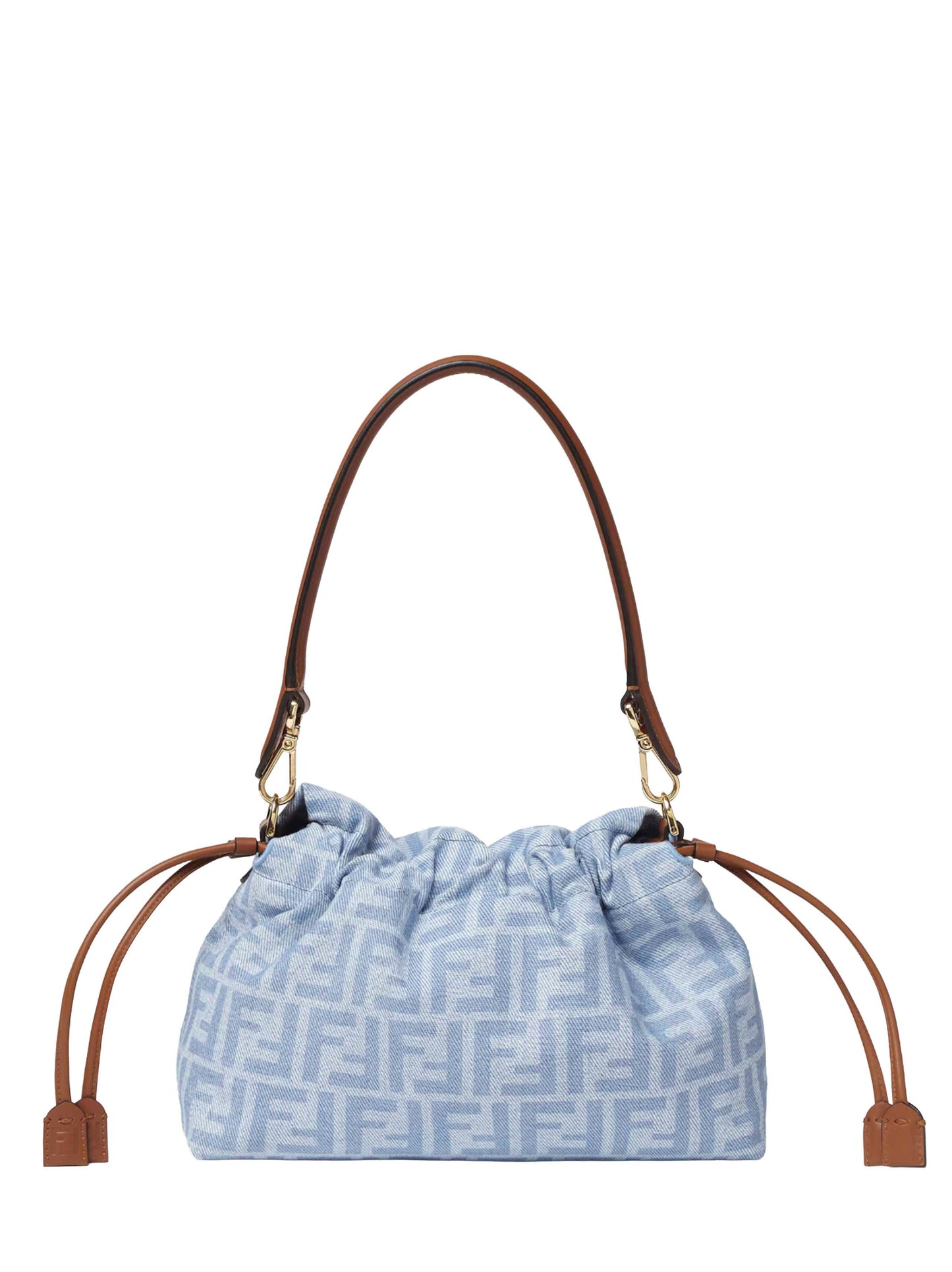 Fendi Women Light Blue Medium Baguette Mamma Bag FENDI