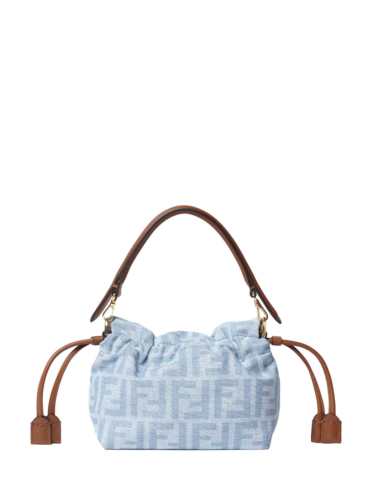 Fendi Women Light Blue Mamma Baguette Small Mini Bag FENDI