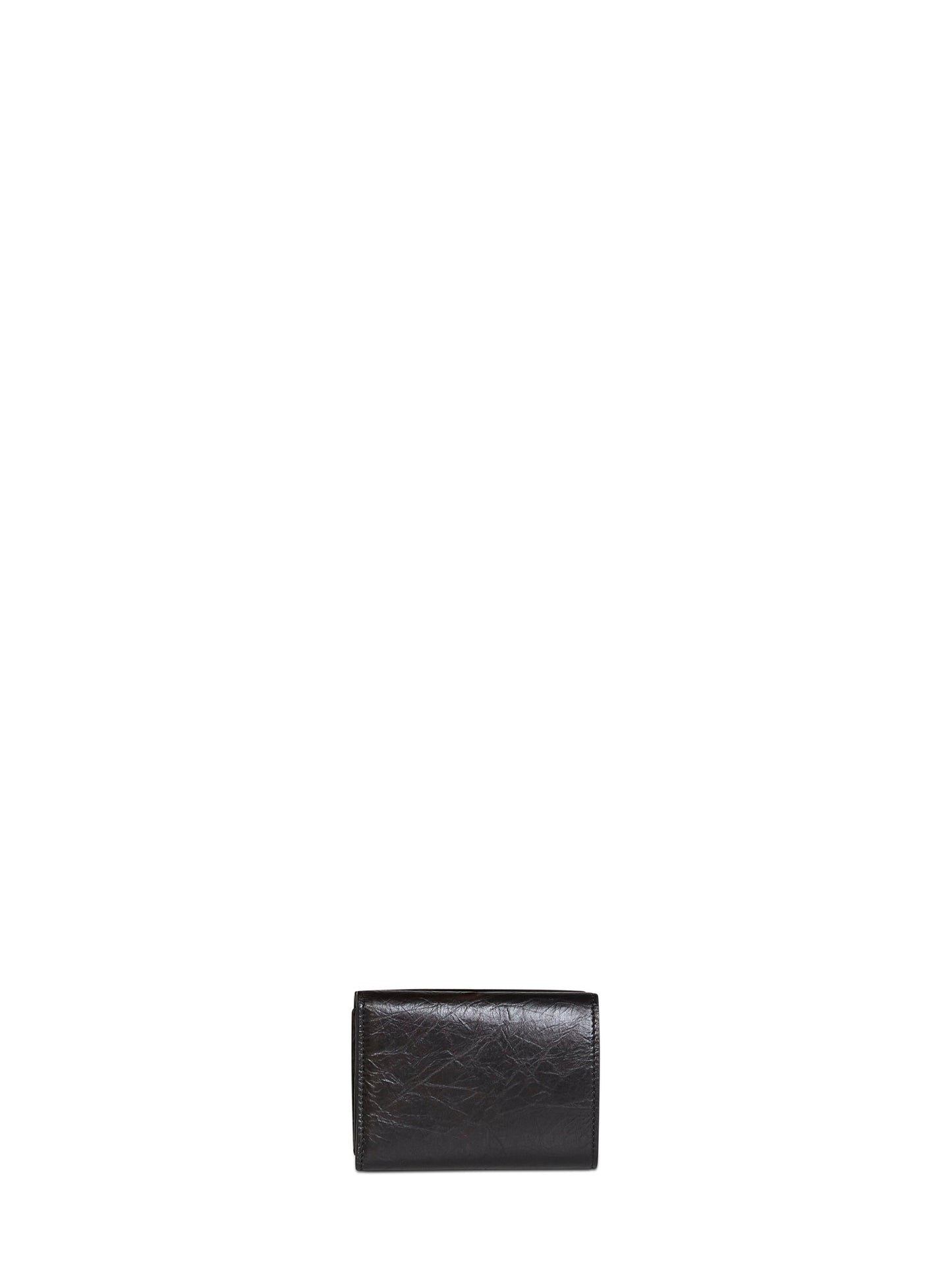 Fendi Women Black Mini Trifold Tube Compact Wallet FENDI