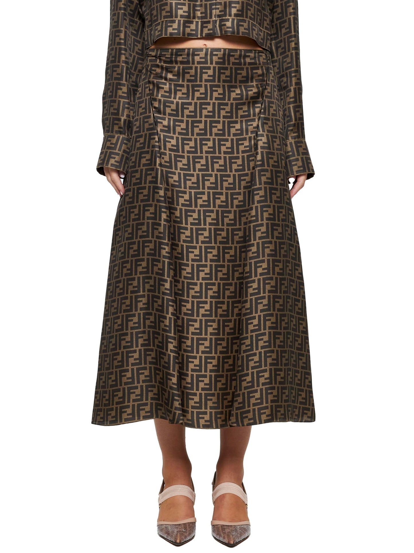 Fendi Women Ff Maxi Skirt FENDI
