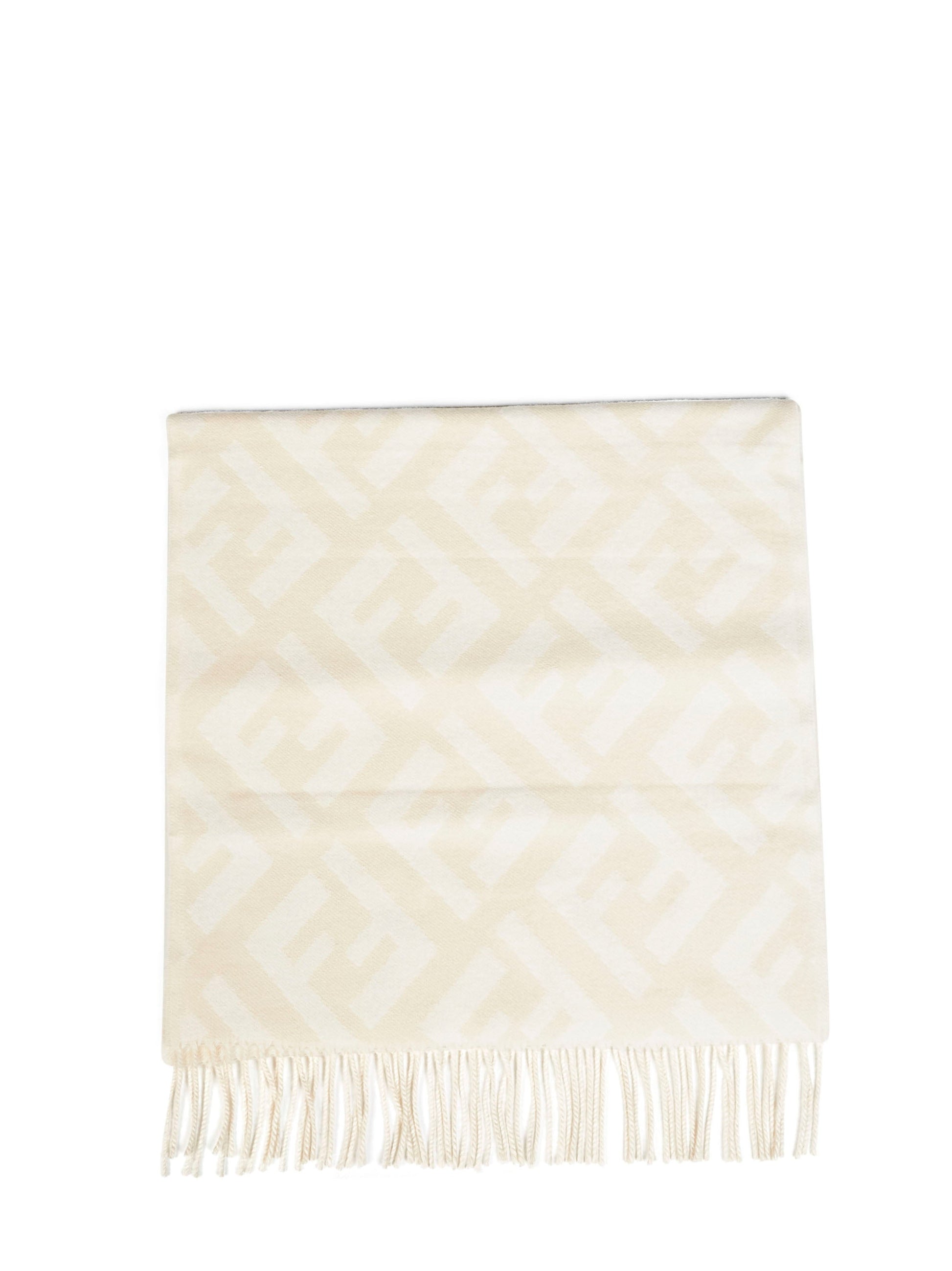Fendi Silk Women Camelia Cashmere Ff Scarf FENDI