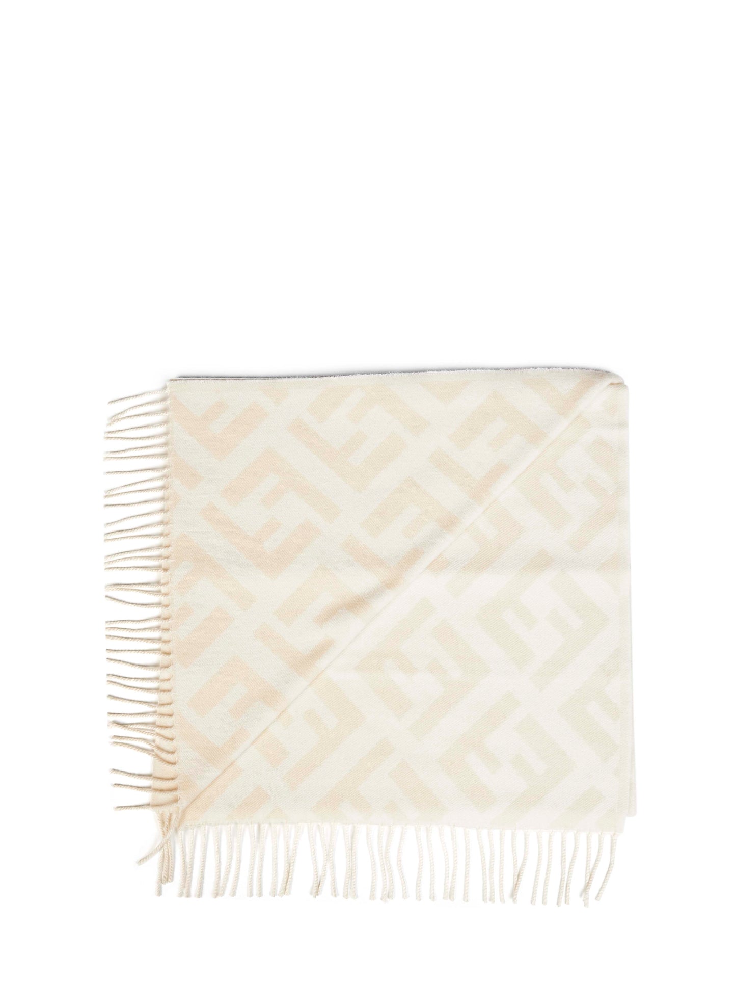 Fendi Silk Women Camelia Cashmere Ff Scarf FENDI