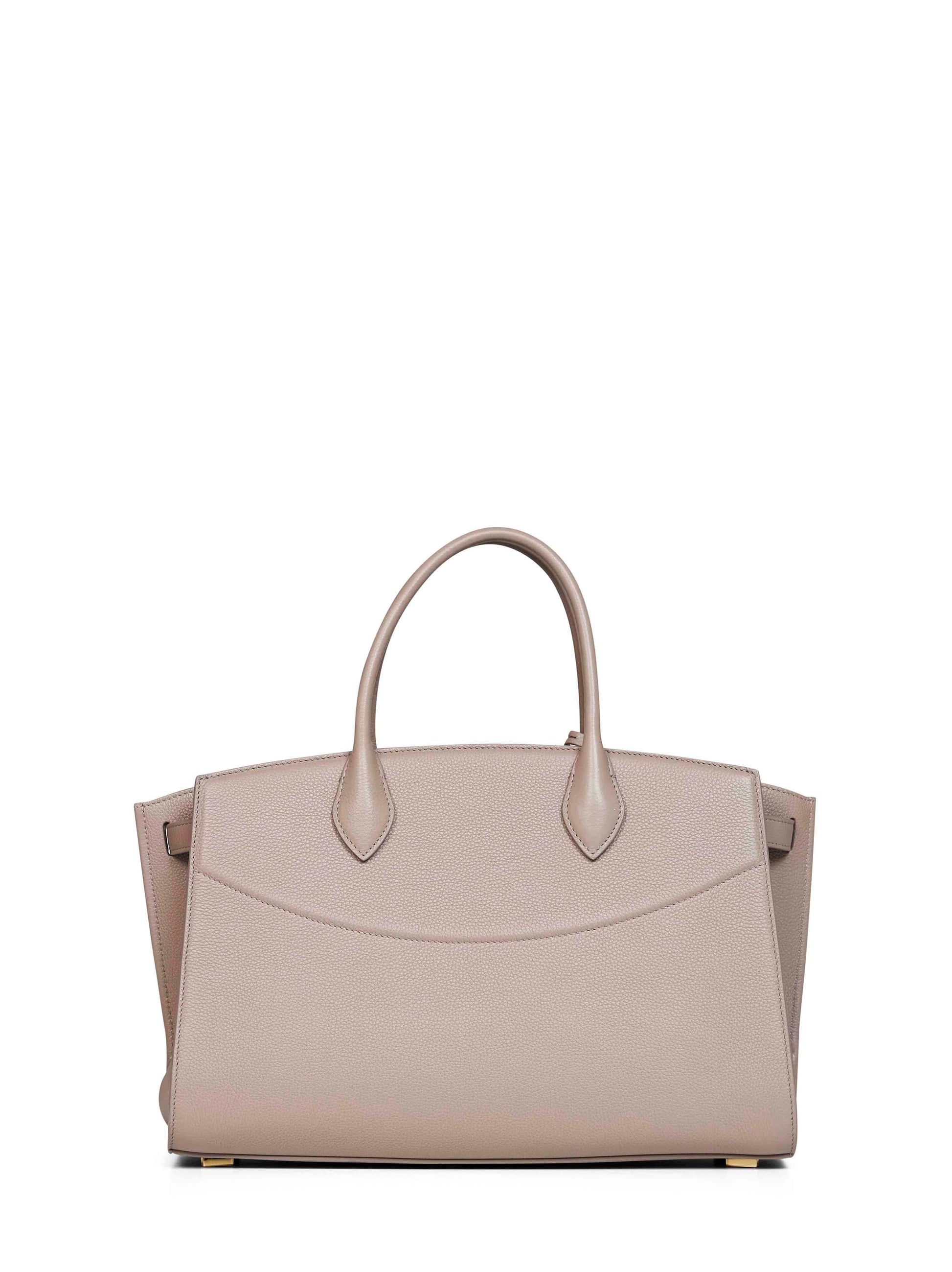 Ferragamo Women Warm Taupe New Ferragamo Studio Soft Bag (L) Handbag FERRAGAMO