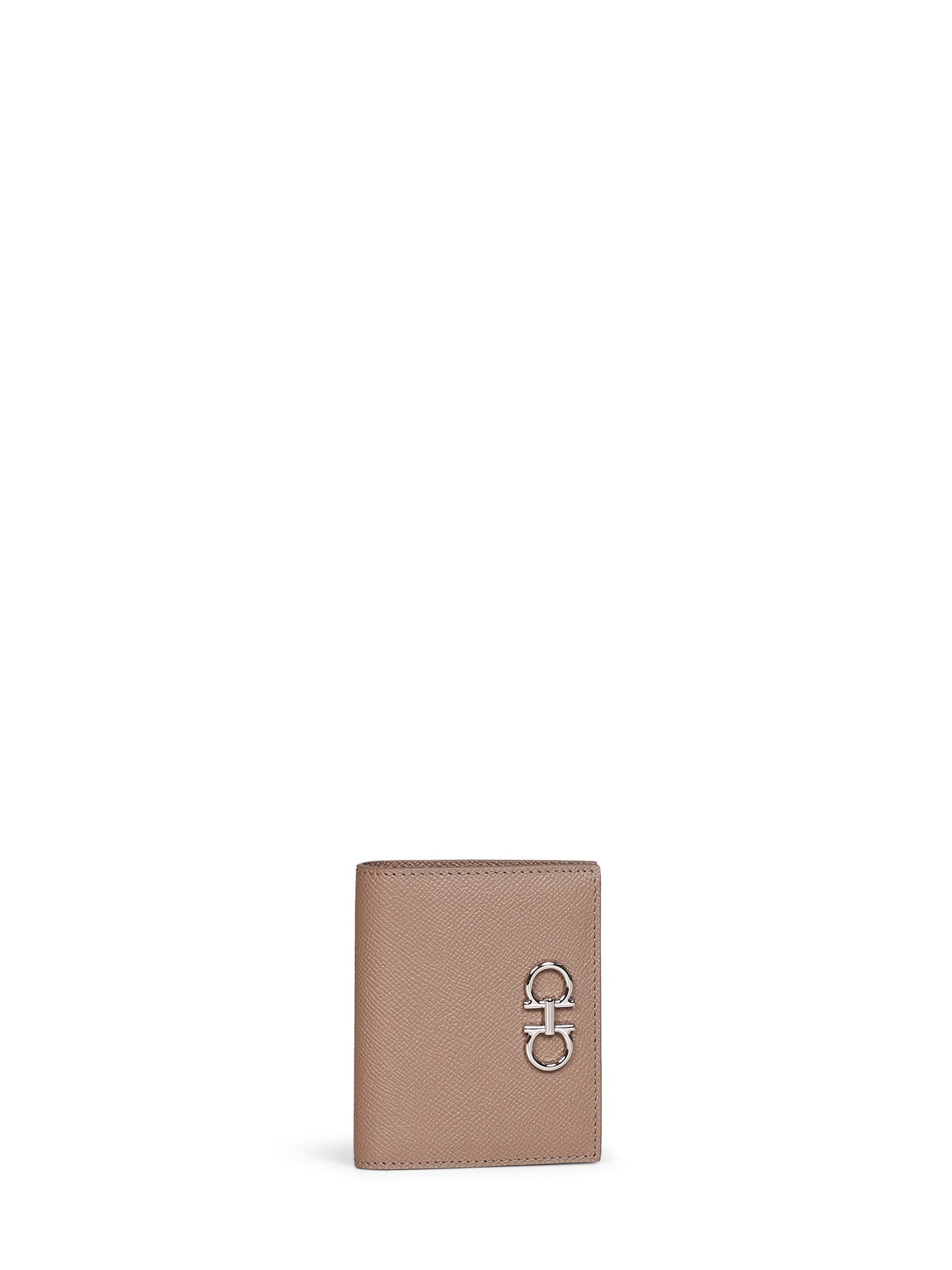 Ferragamo Women Warm Taupe Gancini Compact Wallet FERRAGAMO