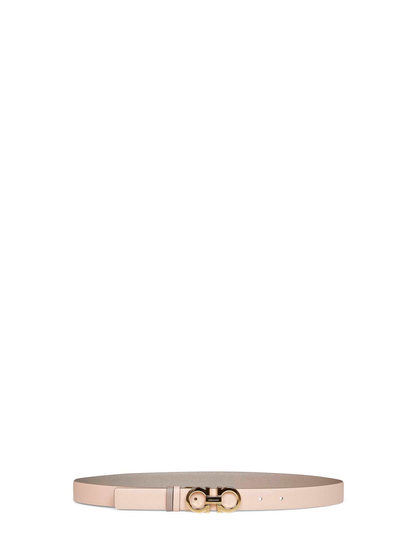 Ferragamo Women Two-Tone Leather Reversible Gancini Belt FERRAGAMO