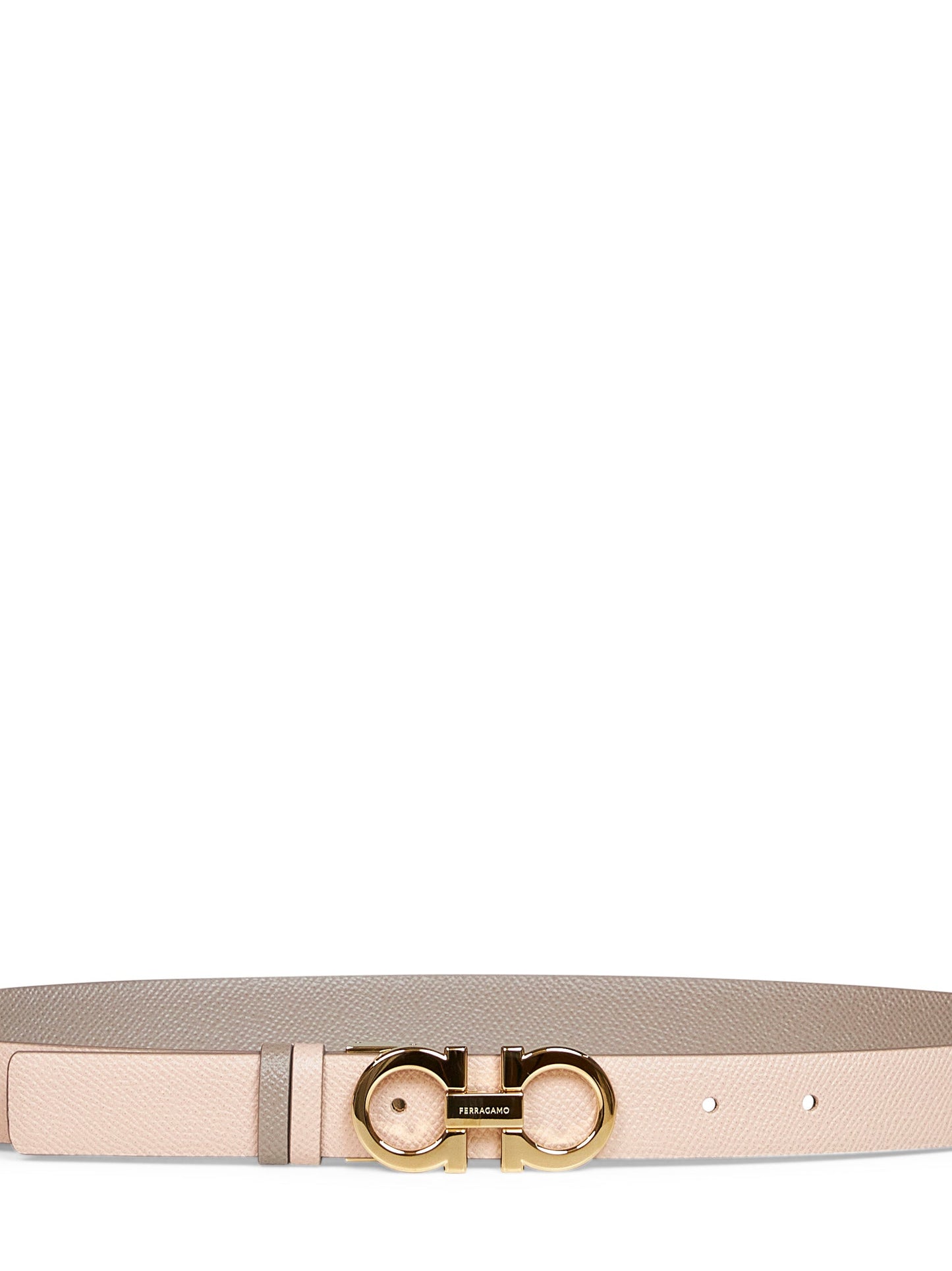 Ferragamo Women Two-Tone Leather Reversible Gancini Belt FERRAGAMO