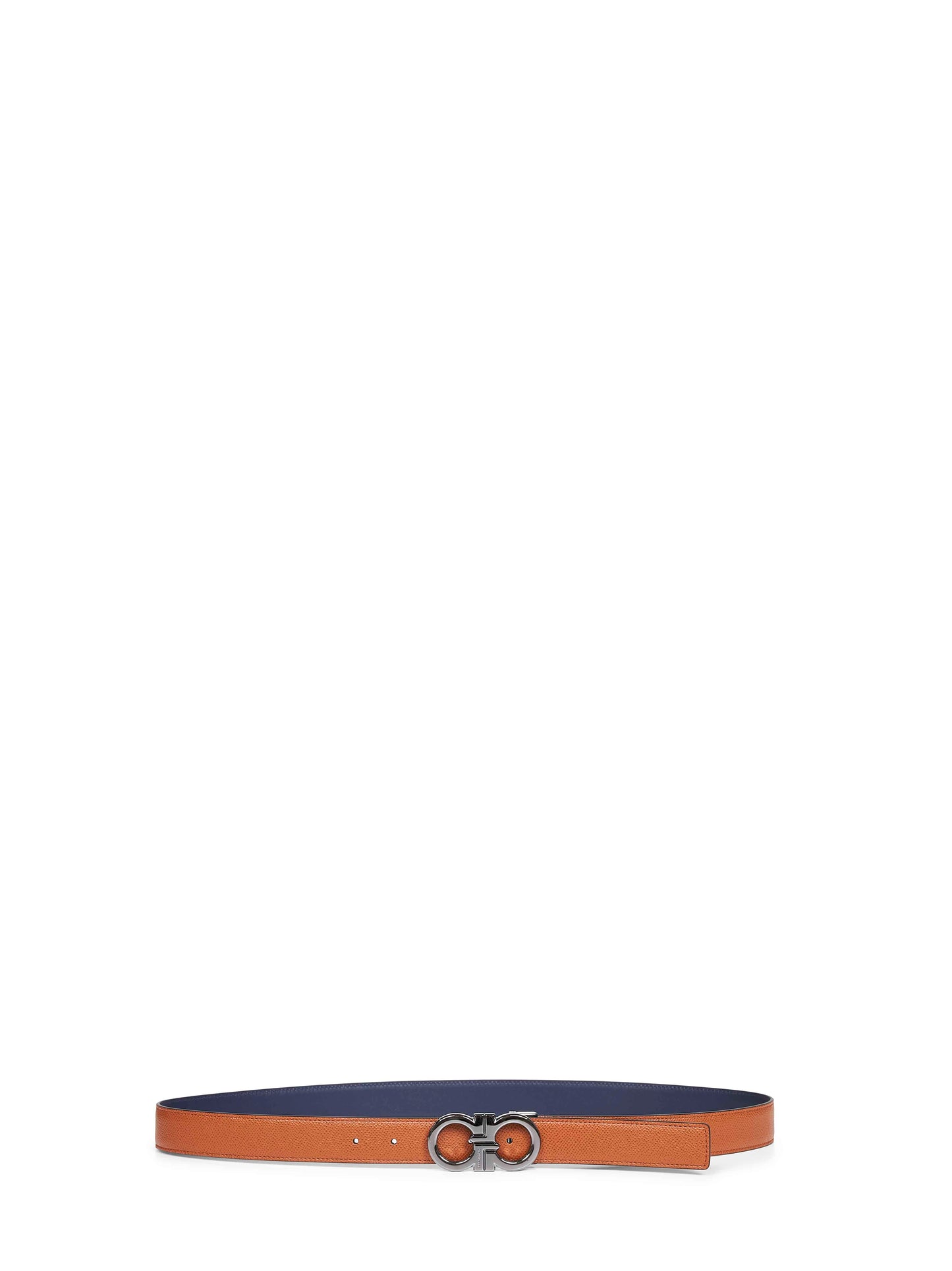 Ferragamo Men Two-Tone Gancini Reversible Belt FERRAGAMO