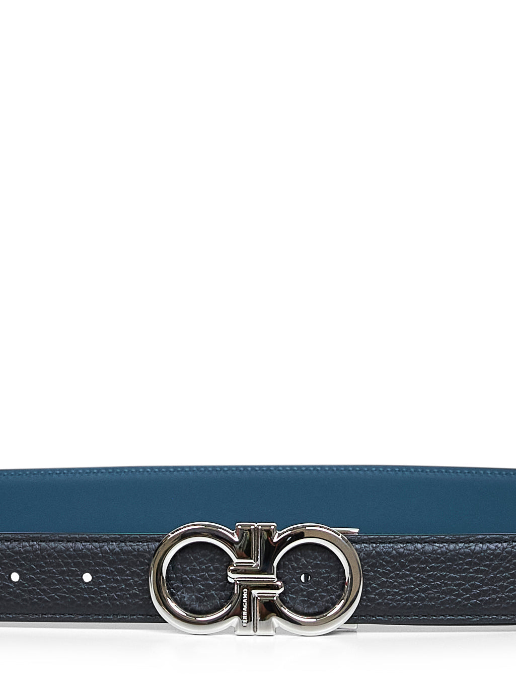 Ferragamo Men Two-Tone Gancini Reversible Belt FERRAGAMO