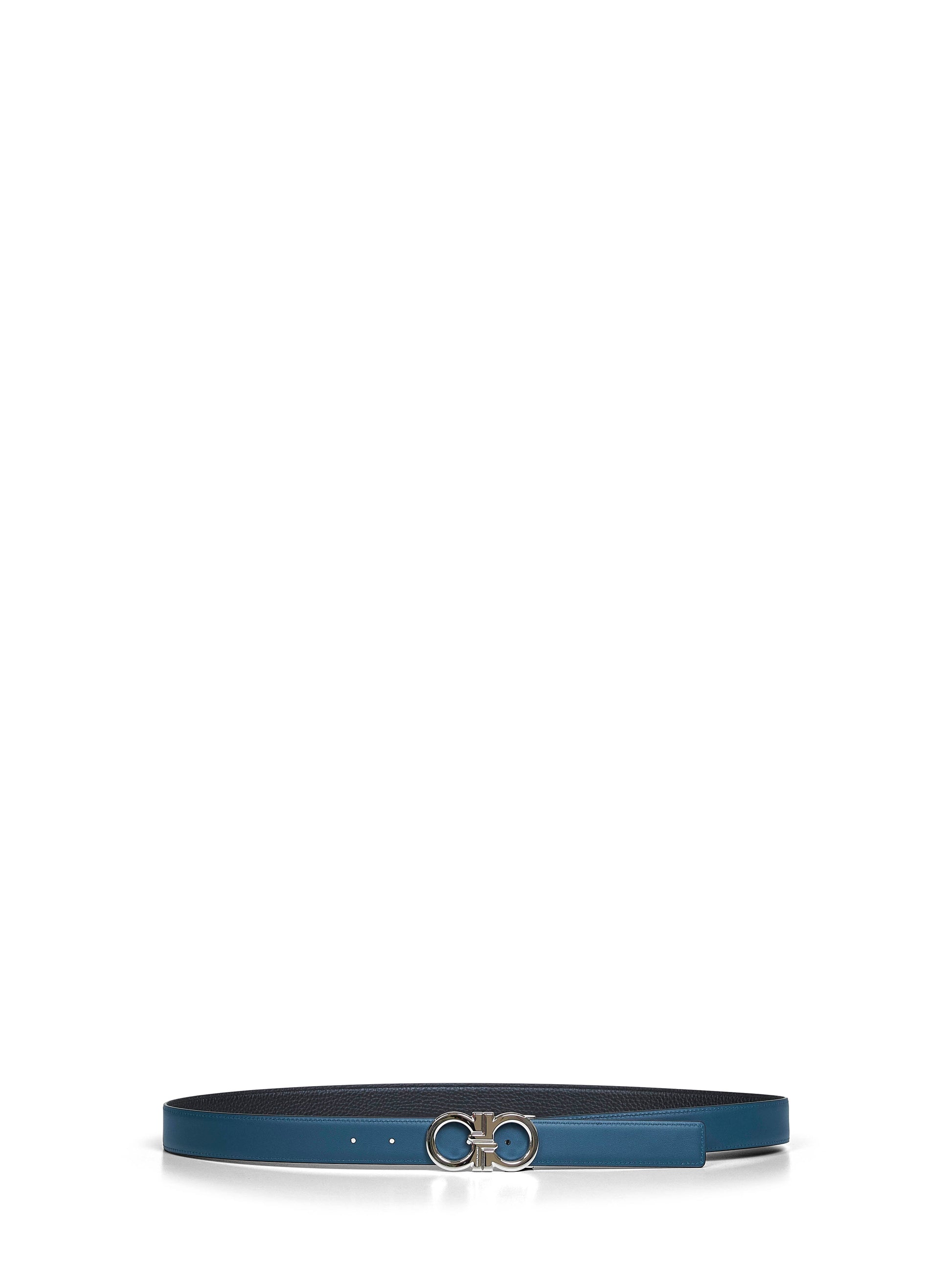Ferragamo Men Two-Tone Gancini Reversible Belt FERRAGAMO