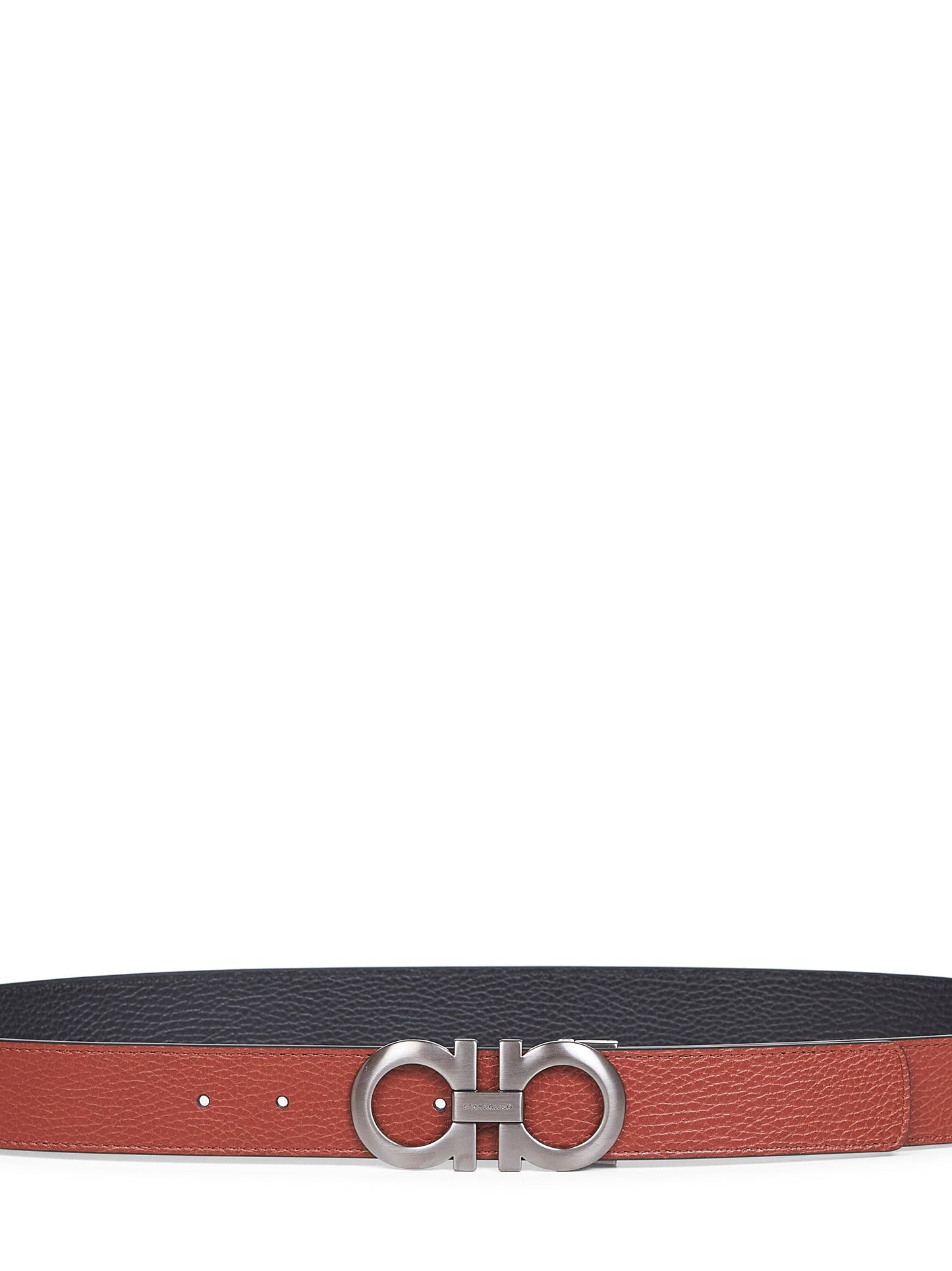 Ferragamo Men Two-Tone Gancini Reversible Belt FERRAGAMO