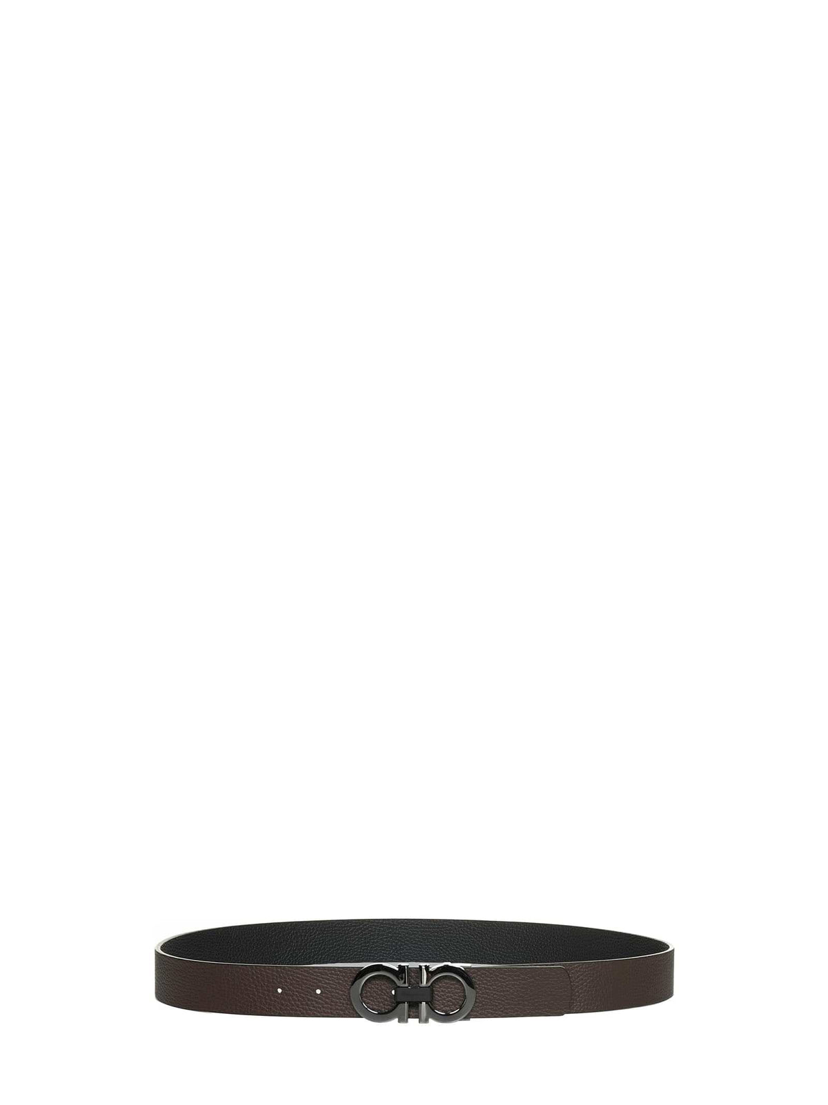 Ferragamo Men Reversible Gancini Leather Belt FERRAGAMO