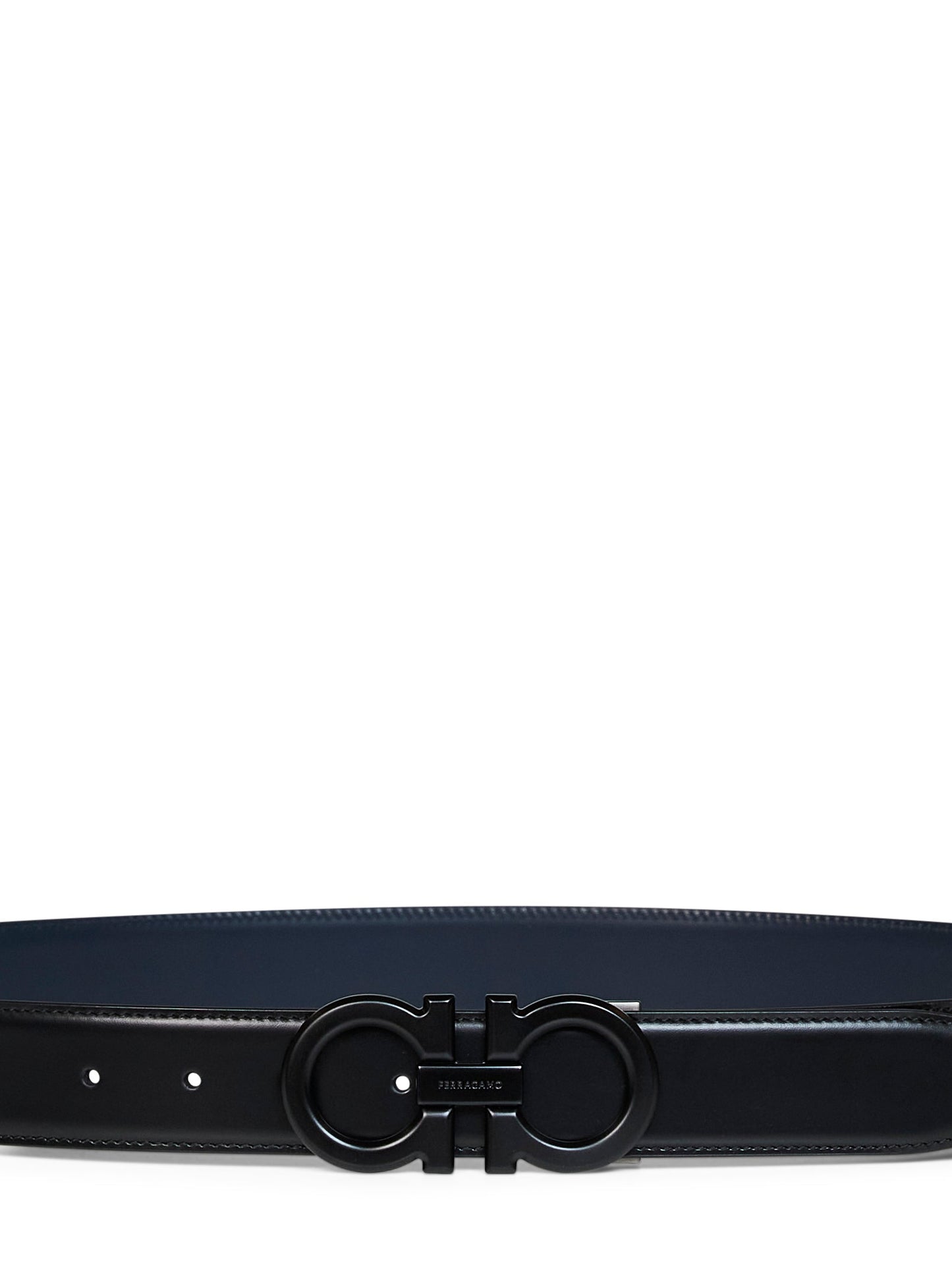 Ferragamo Men Two-Tone Gancini Reversible Belt FERRAGAMO