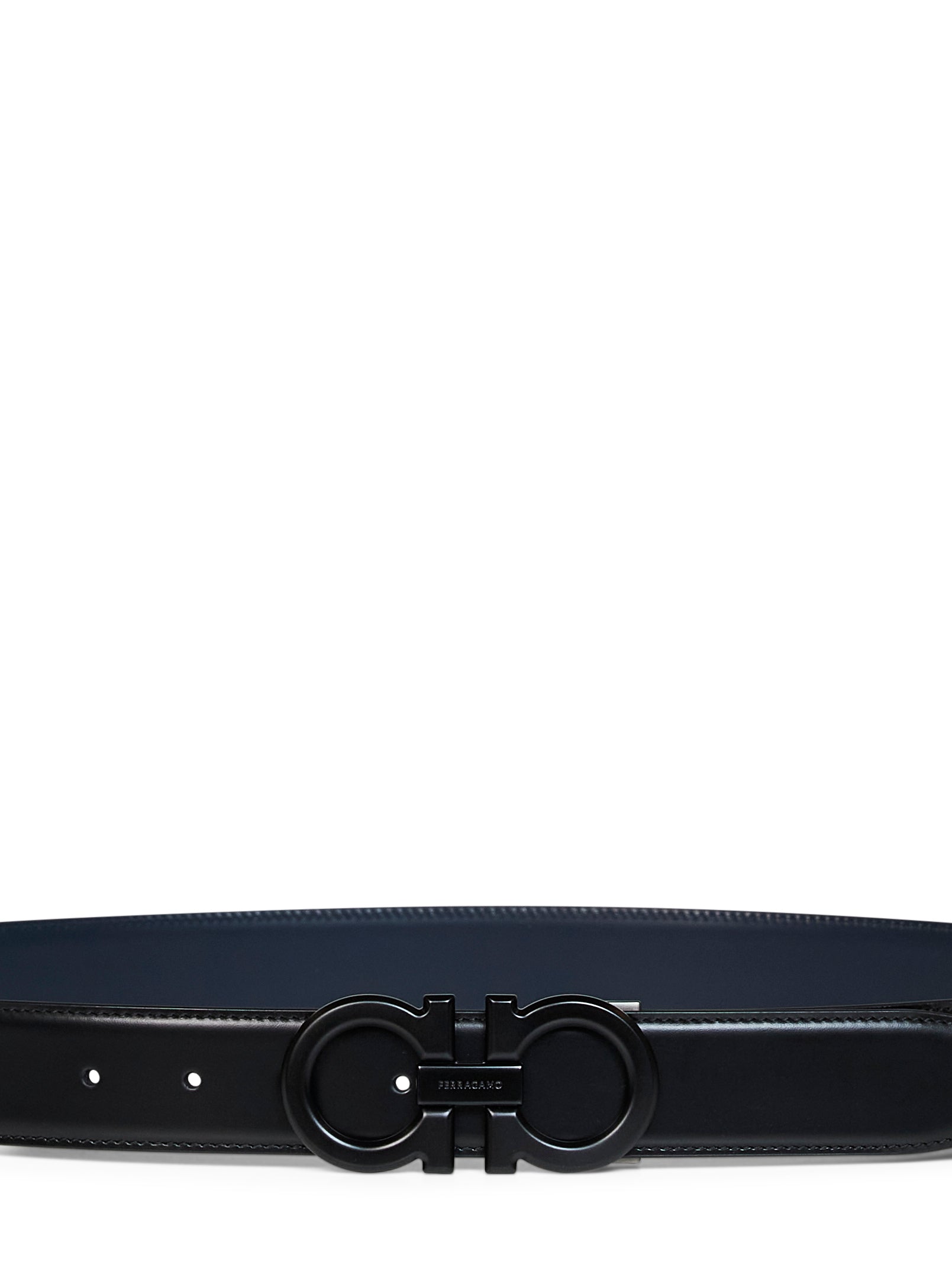 Ferragamo Men Two-Tone Gancini Reversible Belt FERRAGAMO