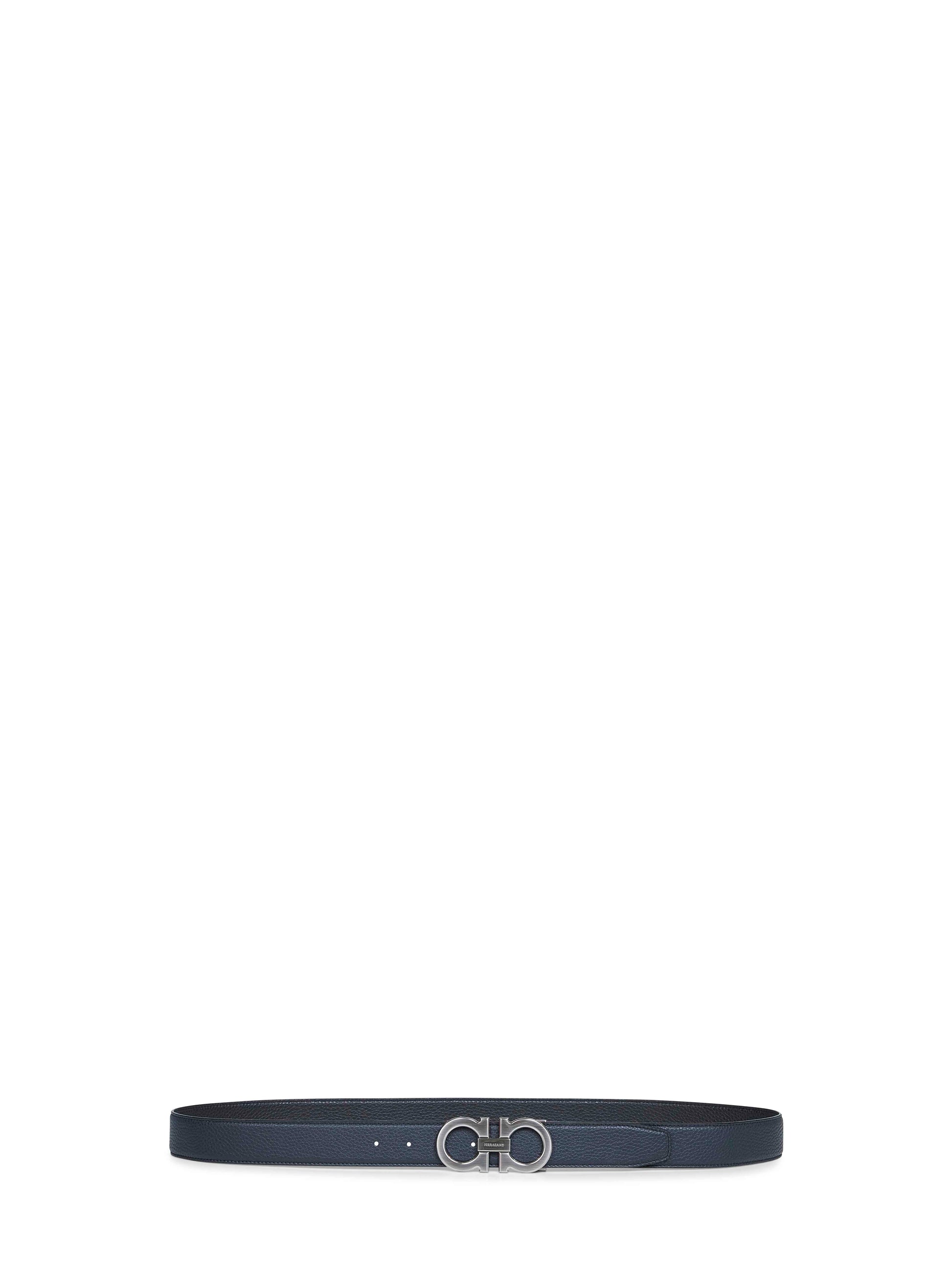 Ferragamo Men Two-Tone Gancini Reversible Belt FERRAGAMO
