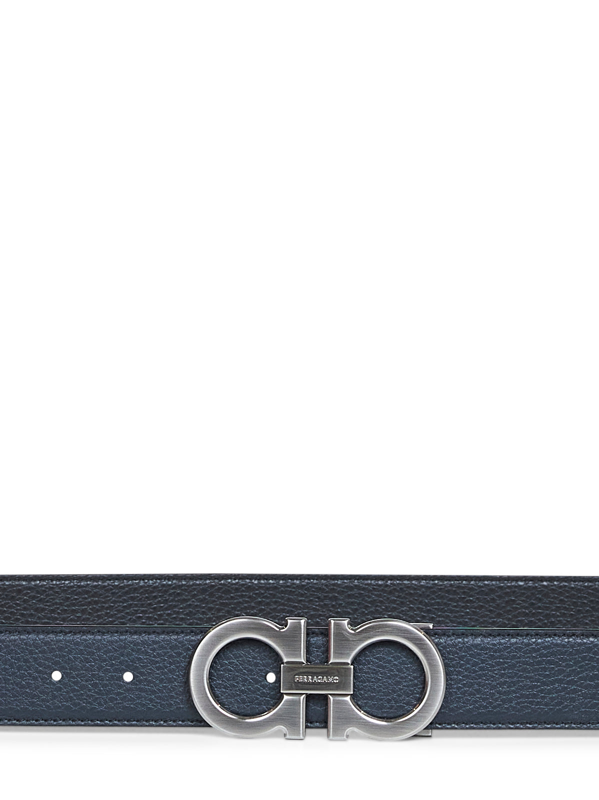 Ferragamo Men Two-Tone Gancini Reversible Belt FERRAGAMO