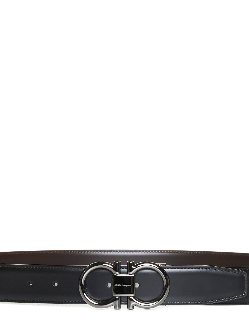 Ferragamo Men Reversible And Adjustable Gancini Belt FERRAGAMO
