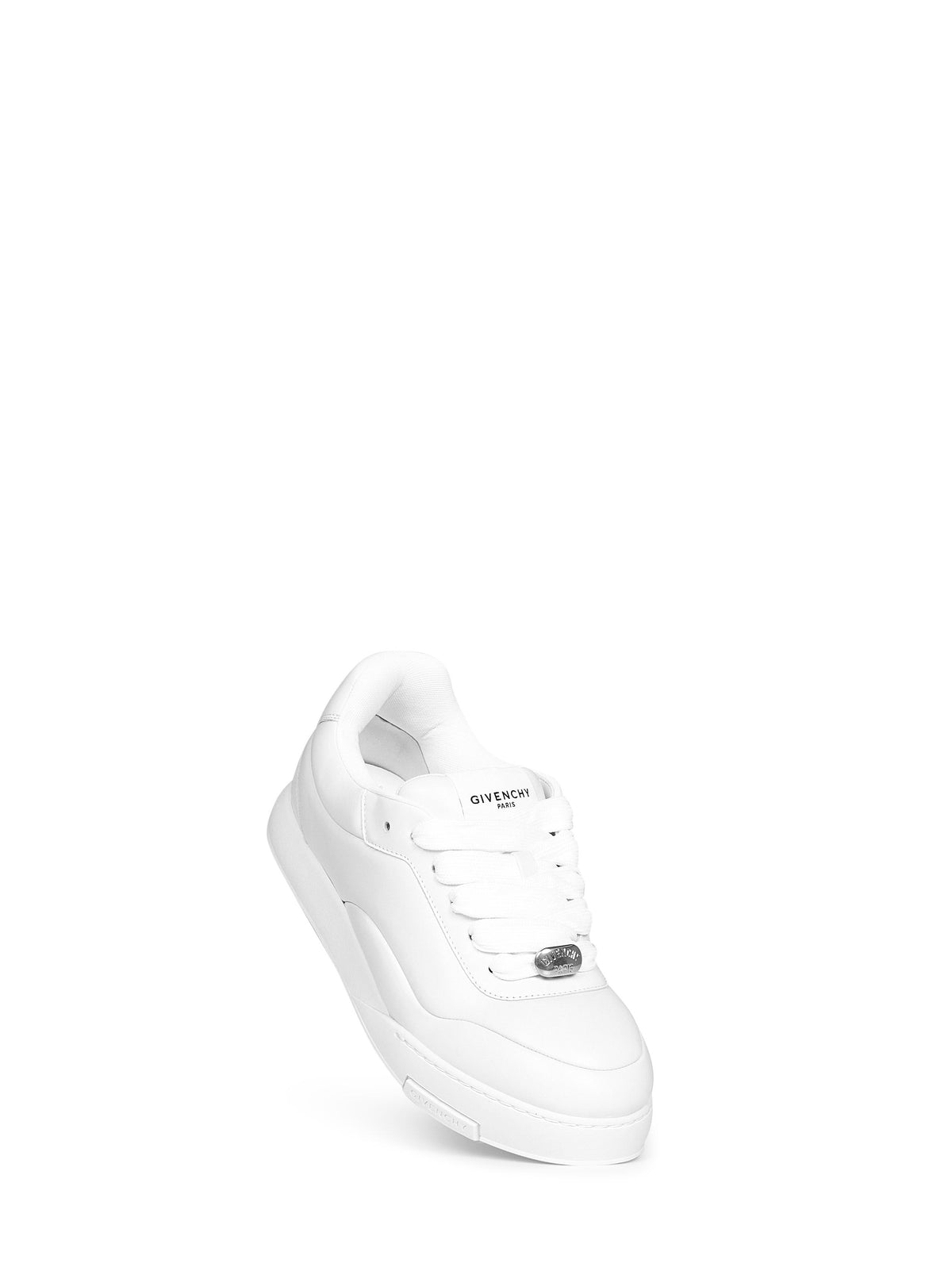 Givenchy Men White Nappa Leather Givenchy Puffy Yard Sneakers GIVENCHY