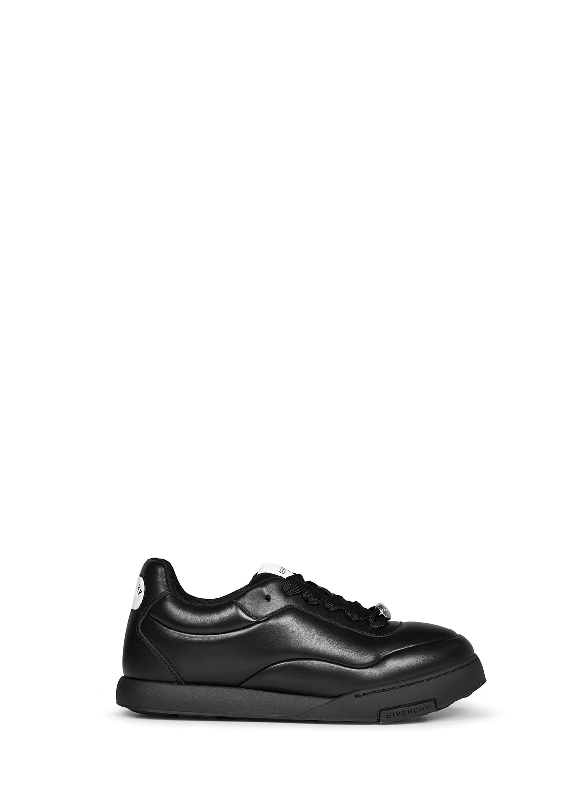Givenchy Men Black Nappa Leather Givenchy Puffy Yard Sneakers GIVENCHY