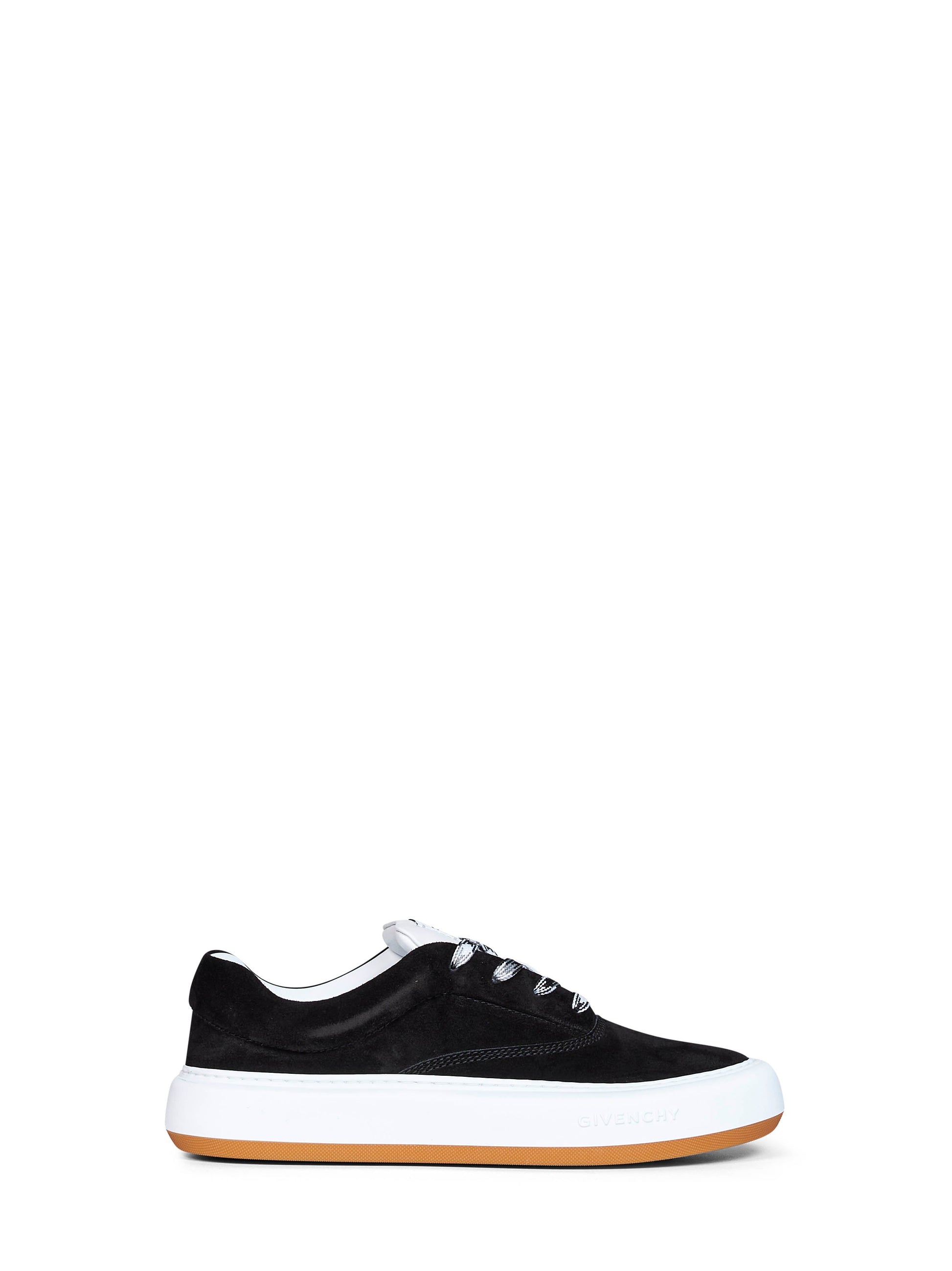 Givenchy Men Black Suede New City Sneakers GIVENCHY
