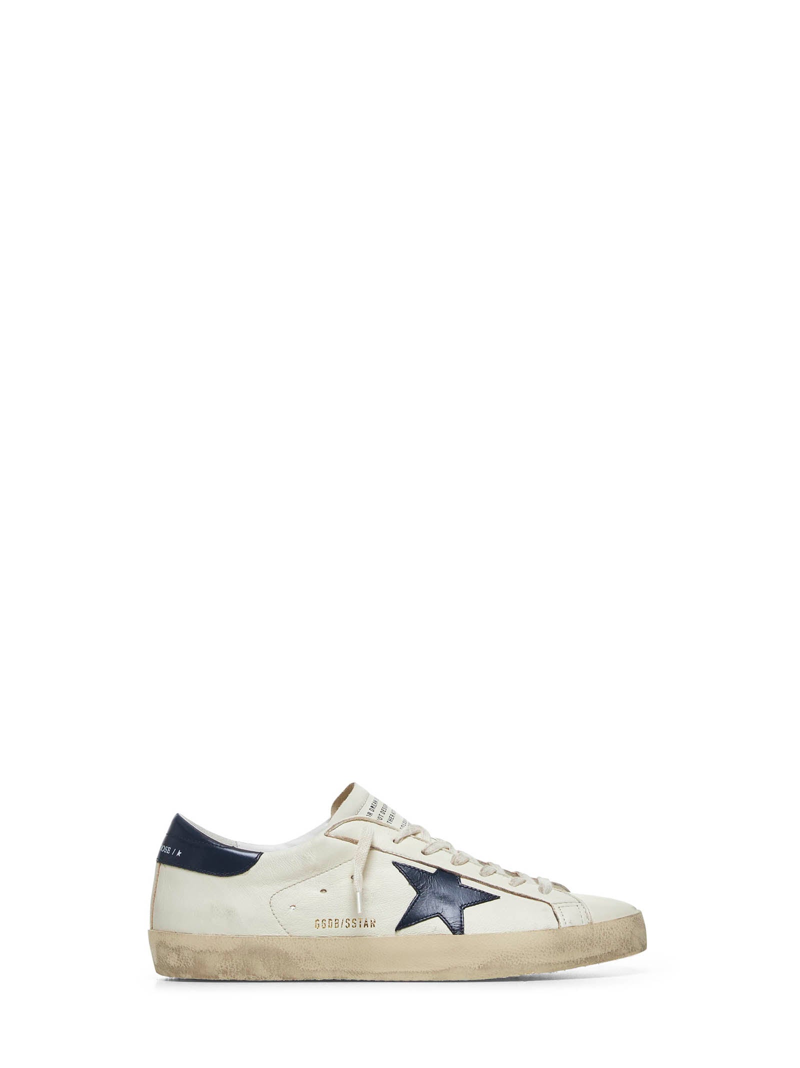 Golden Goose Men Ivory Super-Star Sneakers GOLDEN GOOSE