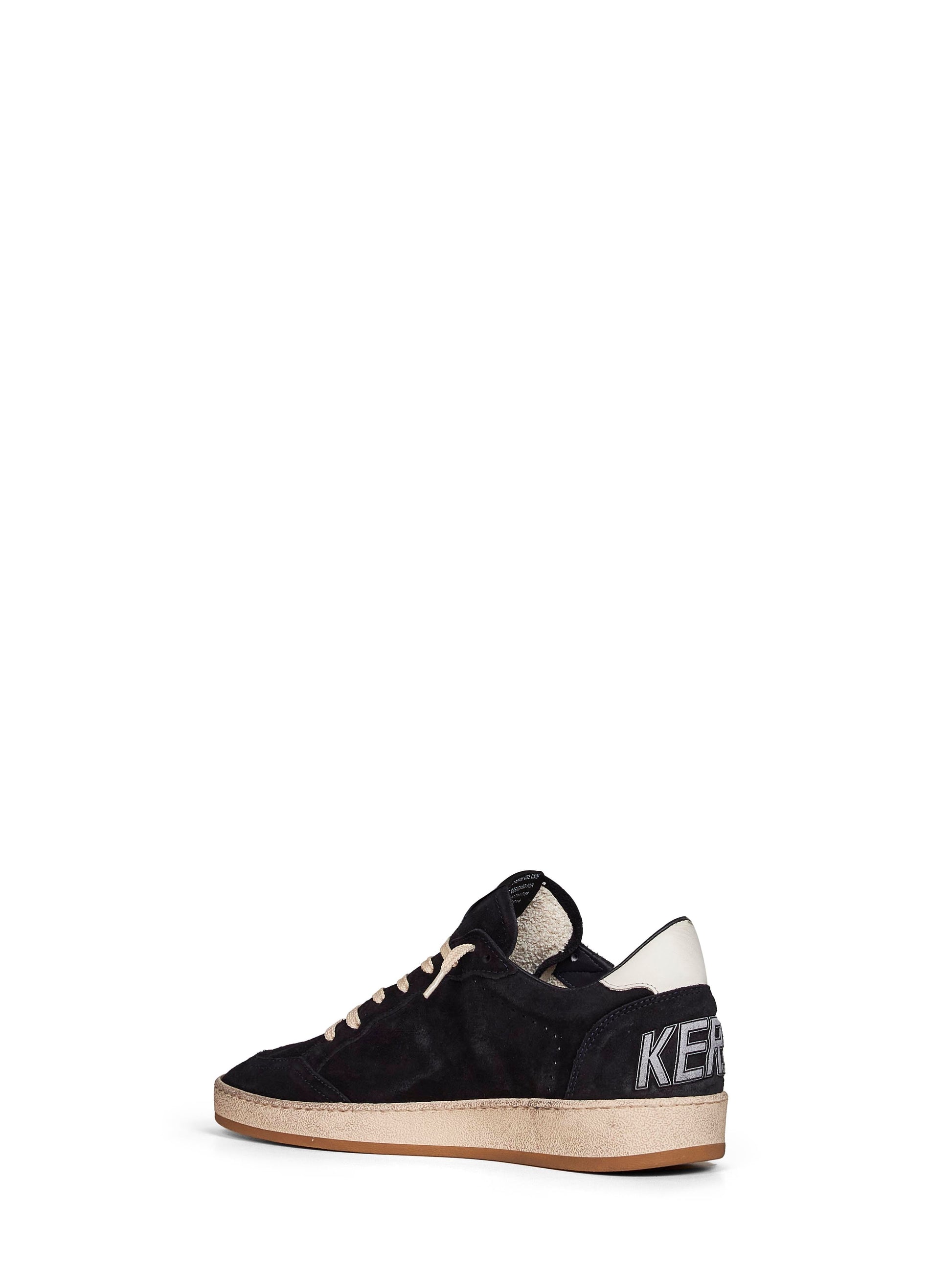 Golden Goose Men Dark Blue Suede Ball Star Sneakers GOLDEN GOOSE