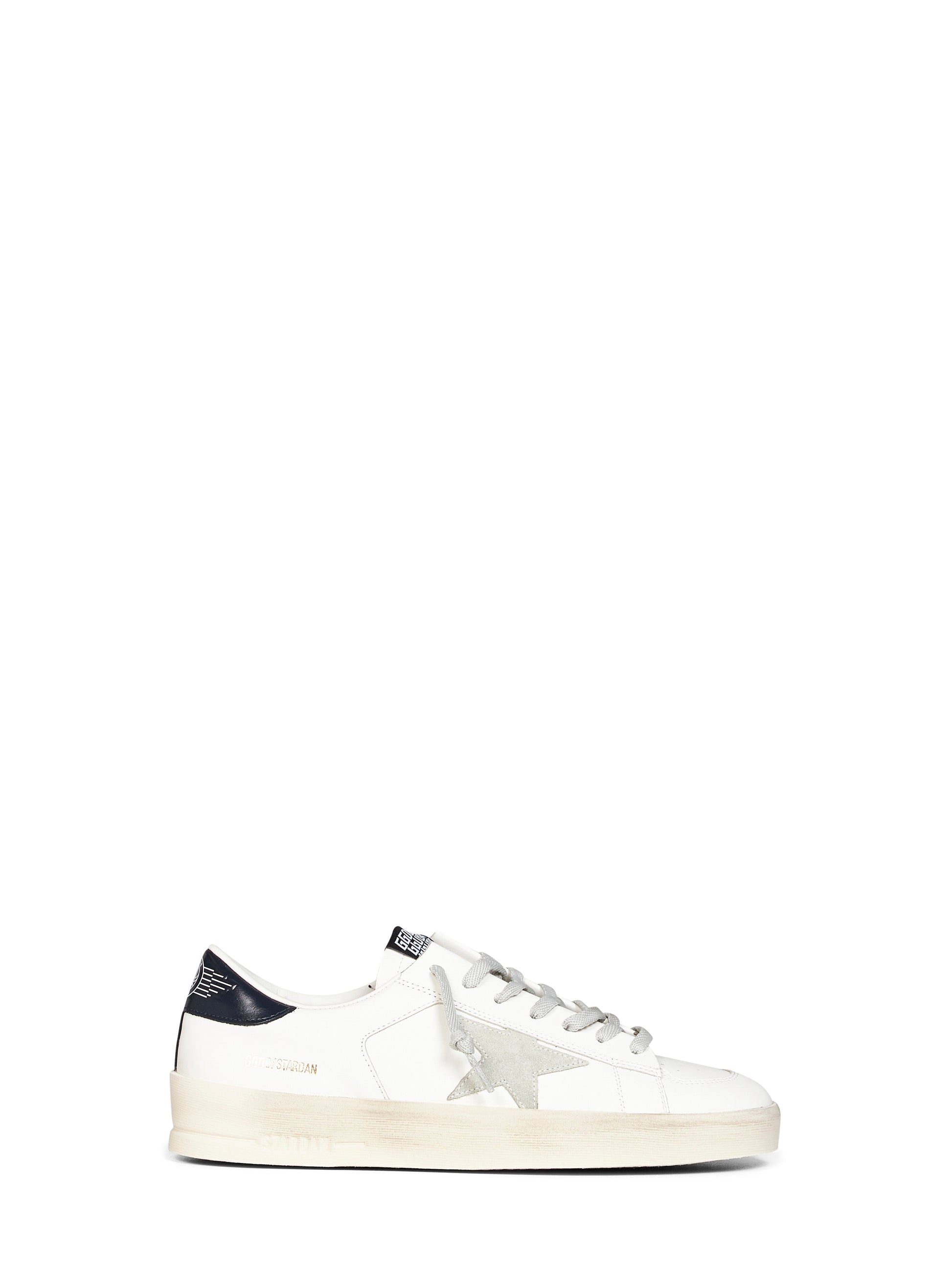 Golden Goose Men White Leather Stardan Sneakers GOLDEN GOOSE