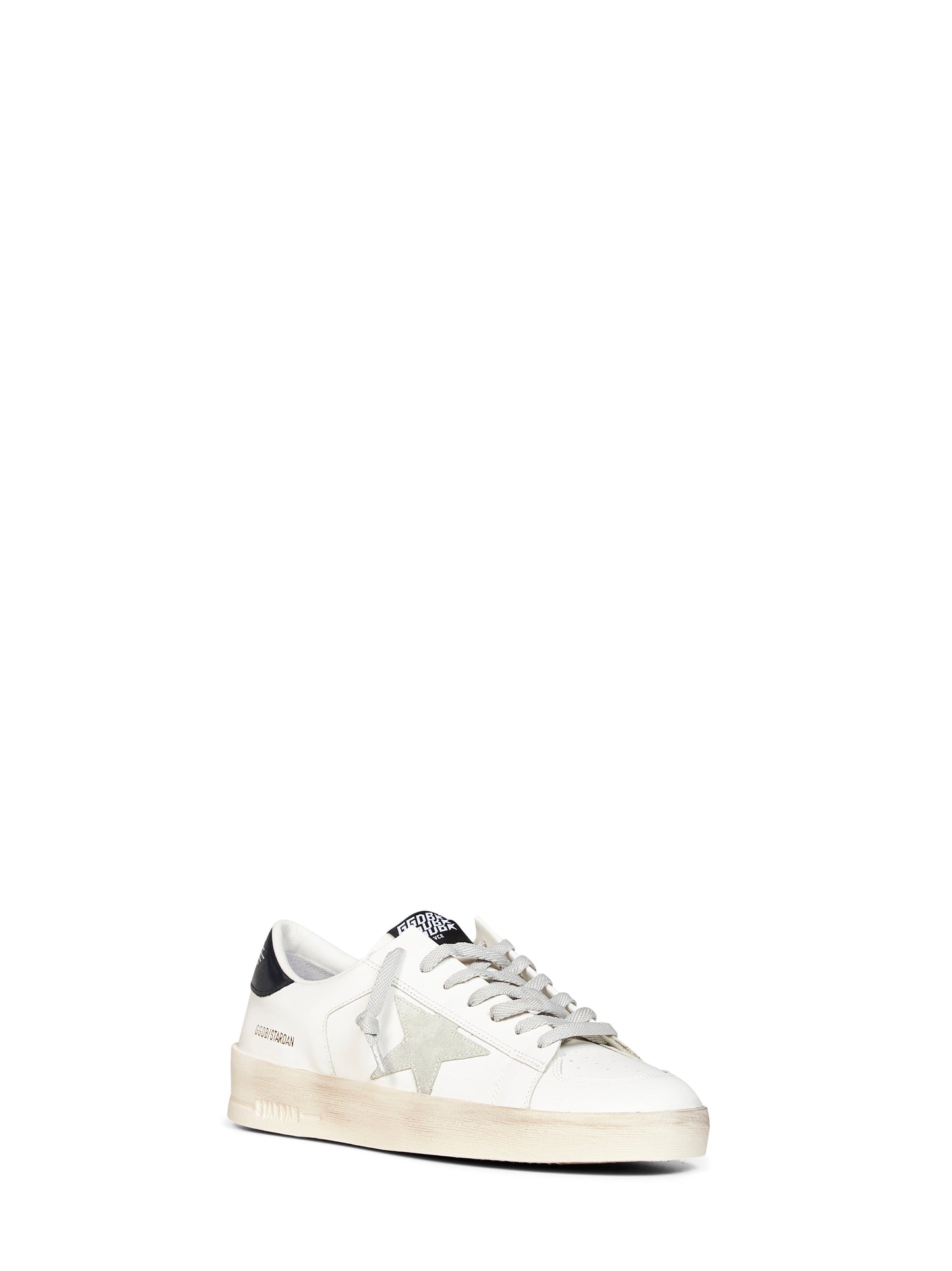 Golden Goose Men White Leather Stardan Sneakers GOLDEN GOOSE