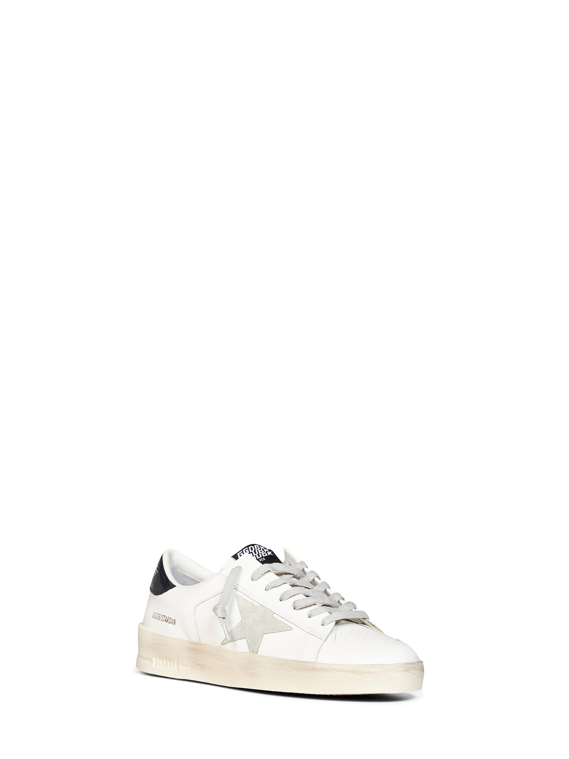 Golden Goose Men White Leather Stardan Sneakers GOLDEN GOOSE