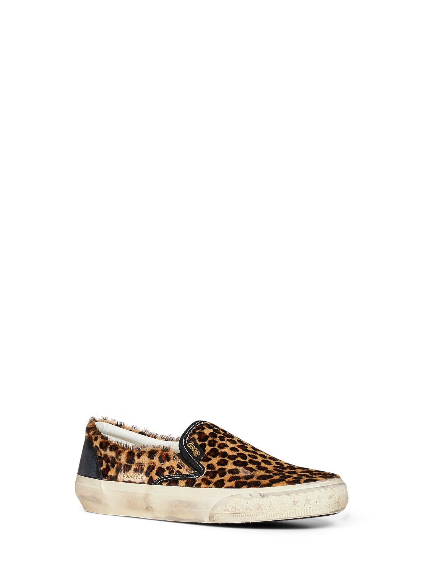 Golden Goose Men Leopard-Print Calf Hair Vce Penstar Sneakers GOLDEN GOOSE
