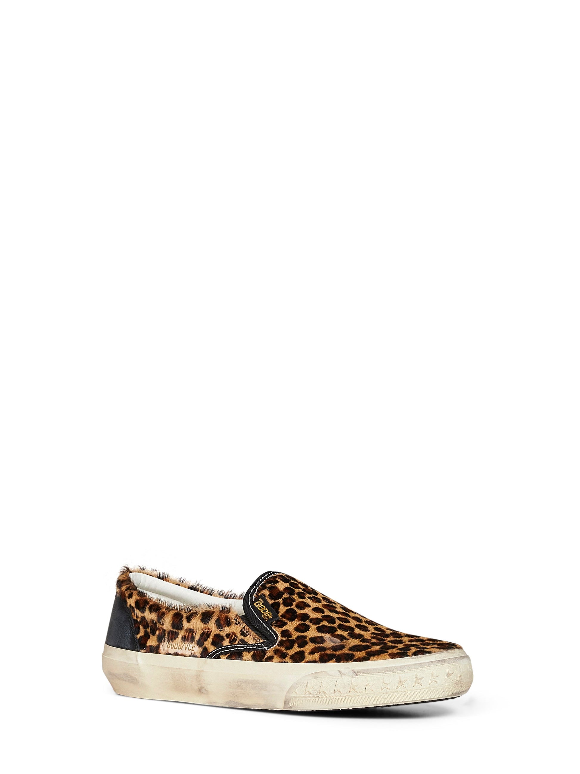 Golden Goose Men Leopard-Print Calf Hair Vce Penstar Sneakers GOLDEN GOOSE