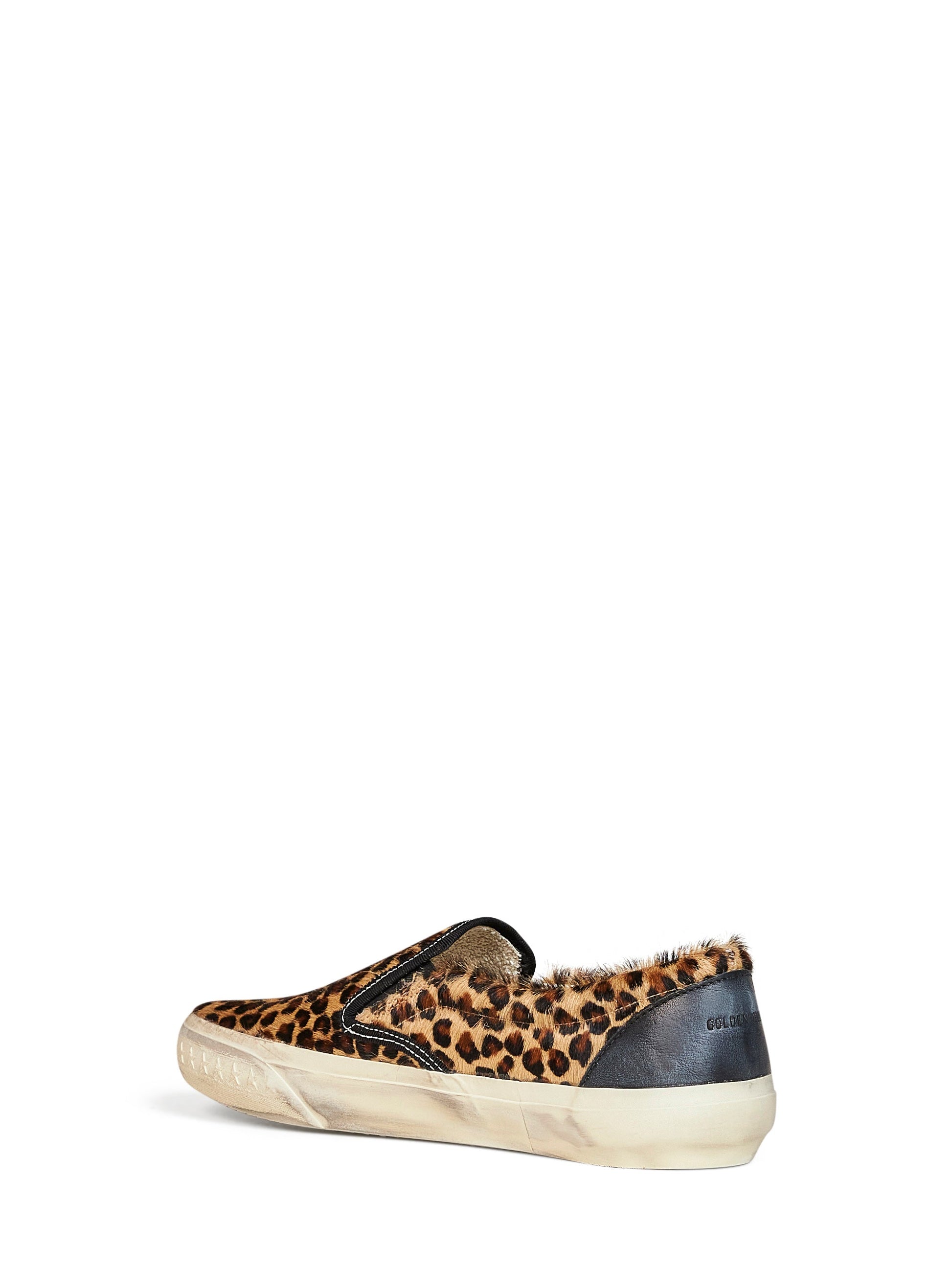 Golden Goose Men Leopard-Print Calf Hair Vce Penstar Sneakers GOLDEN GOOSE