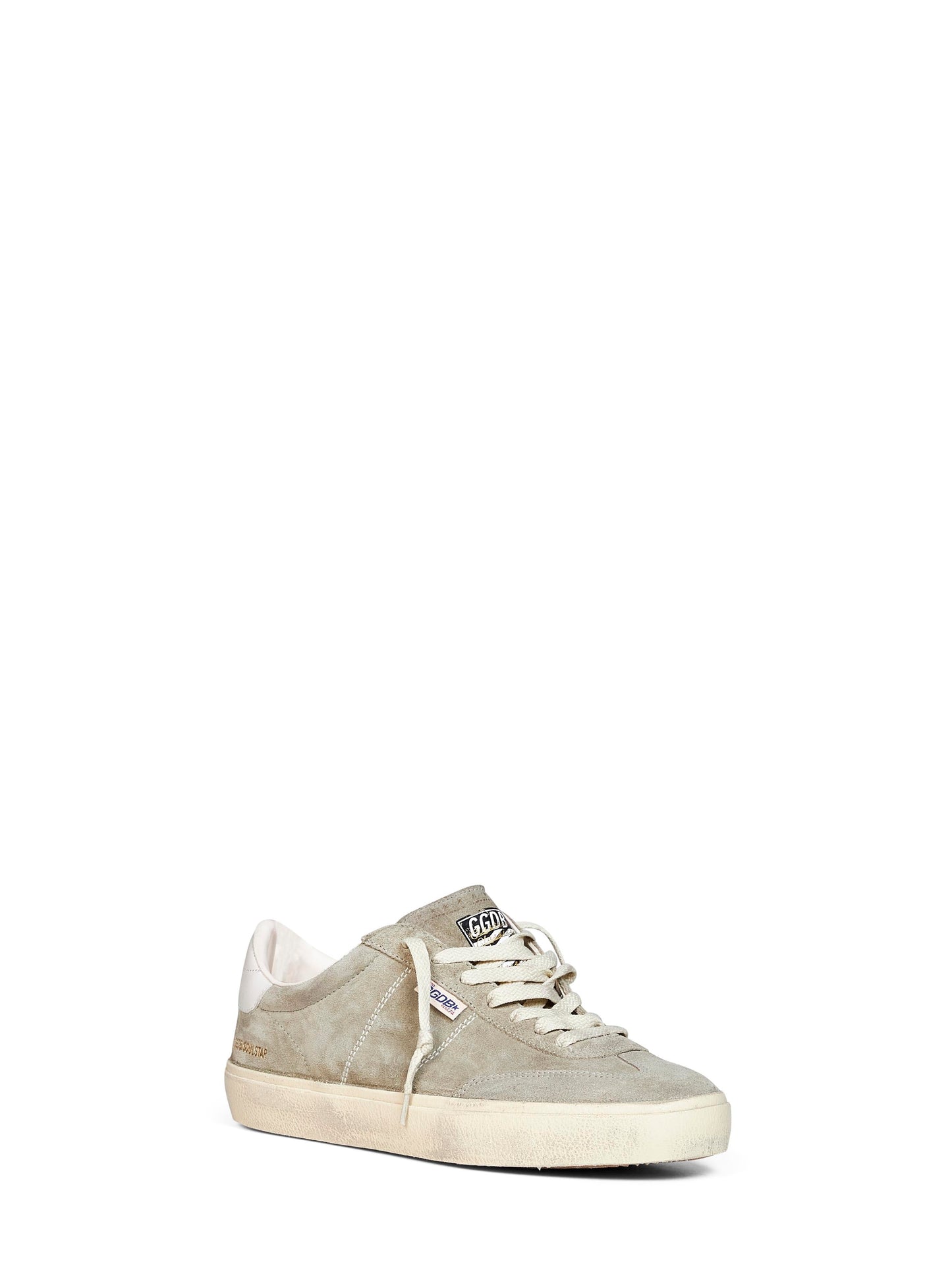 Golden Goose Men Taupe Suede Soul Star Sneakers GOLDEN GOOSE